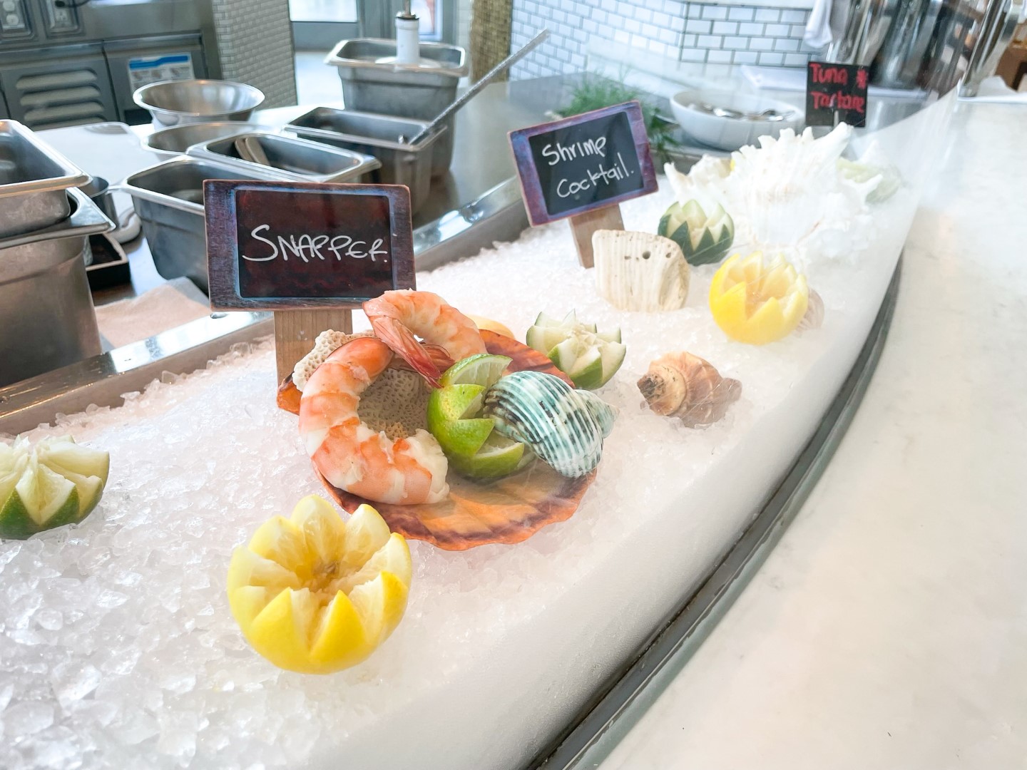 The Miami Beach EDITION The Market raw bar 