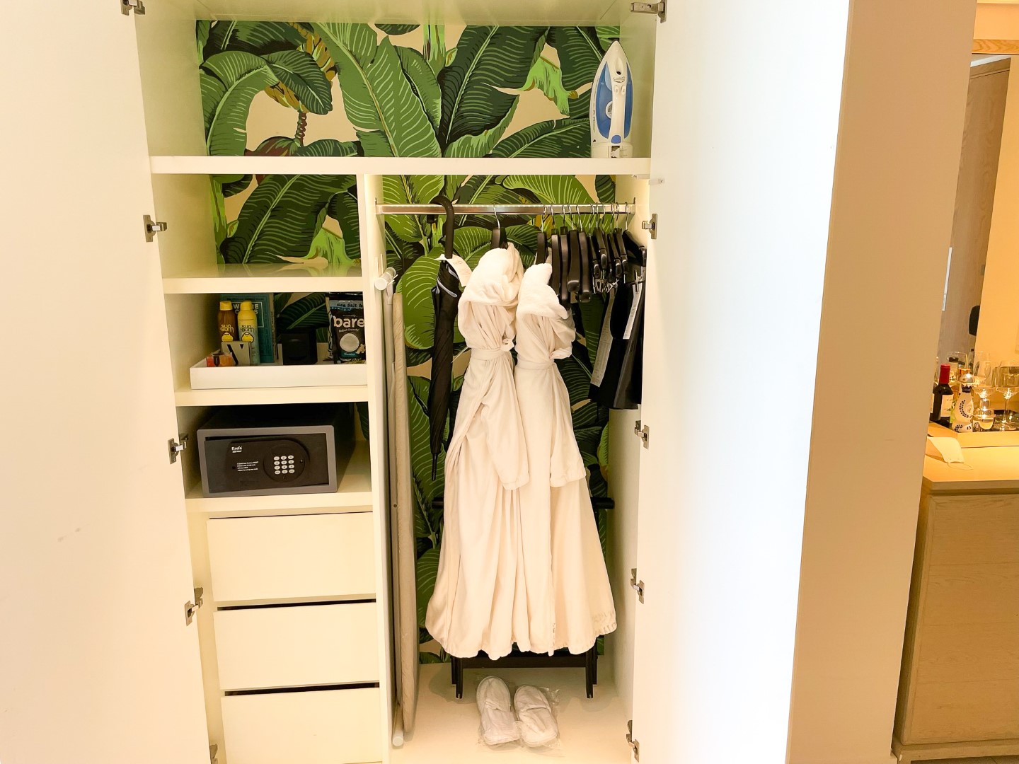 The Miami Beach EDITION closet 