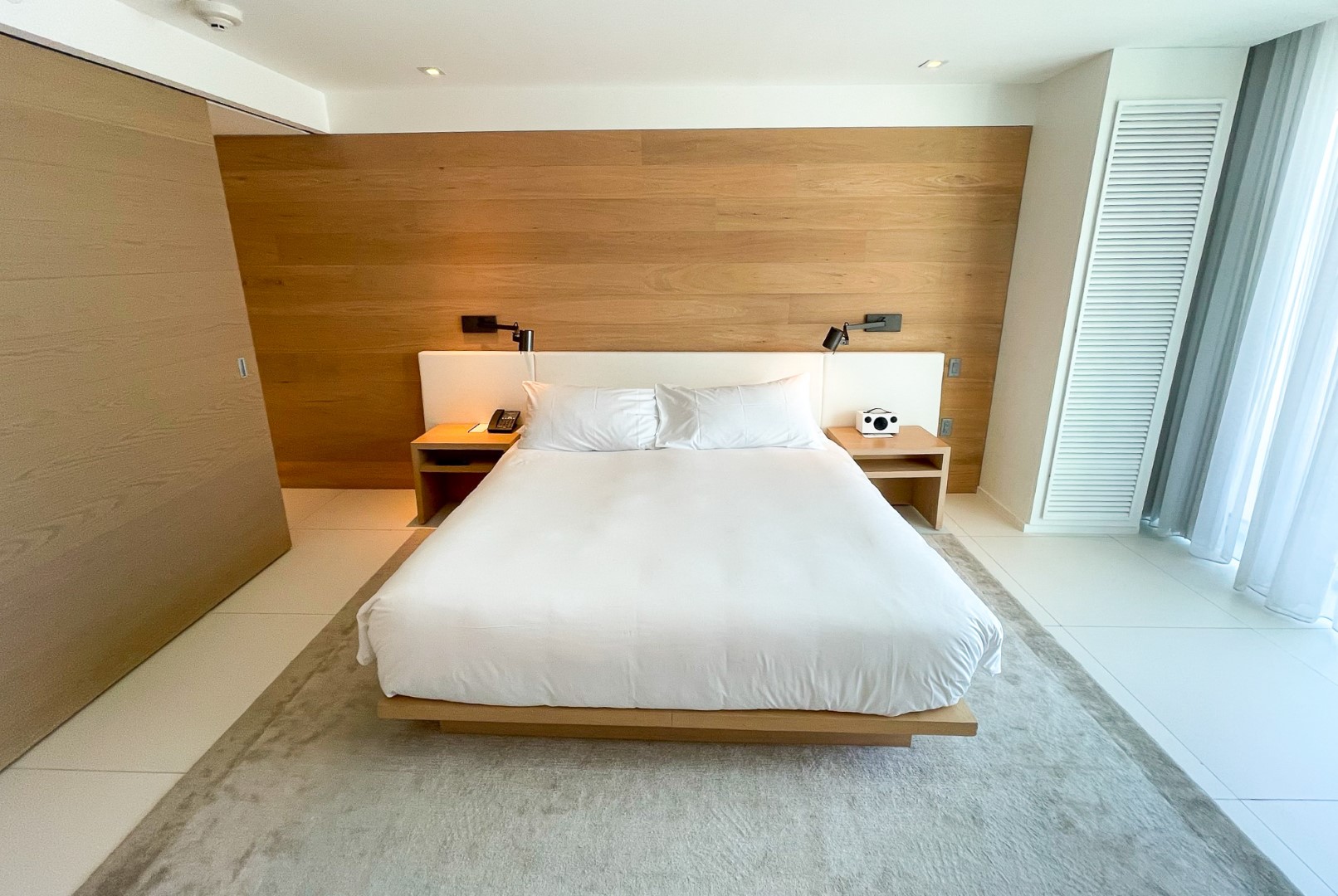 The Miami Beach EDITION king bed 