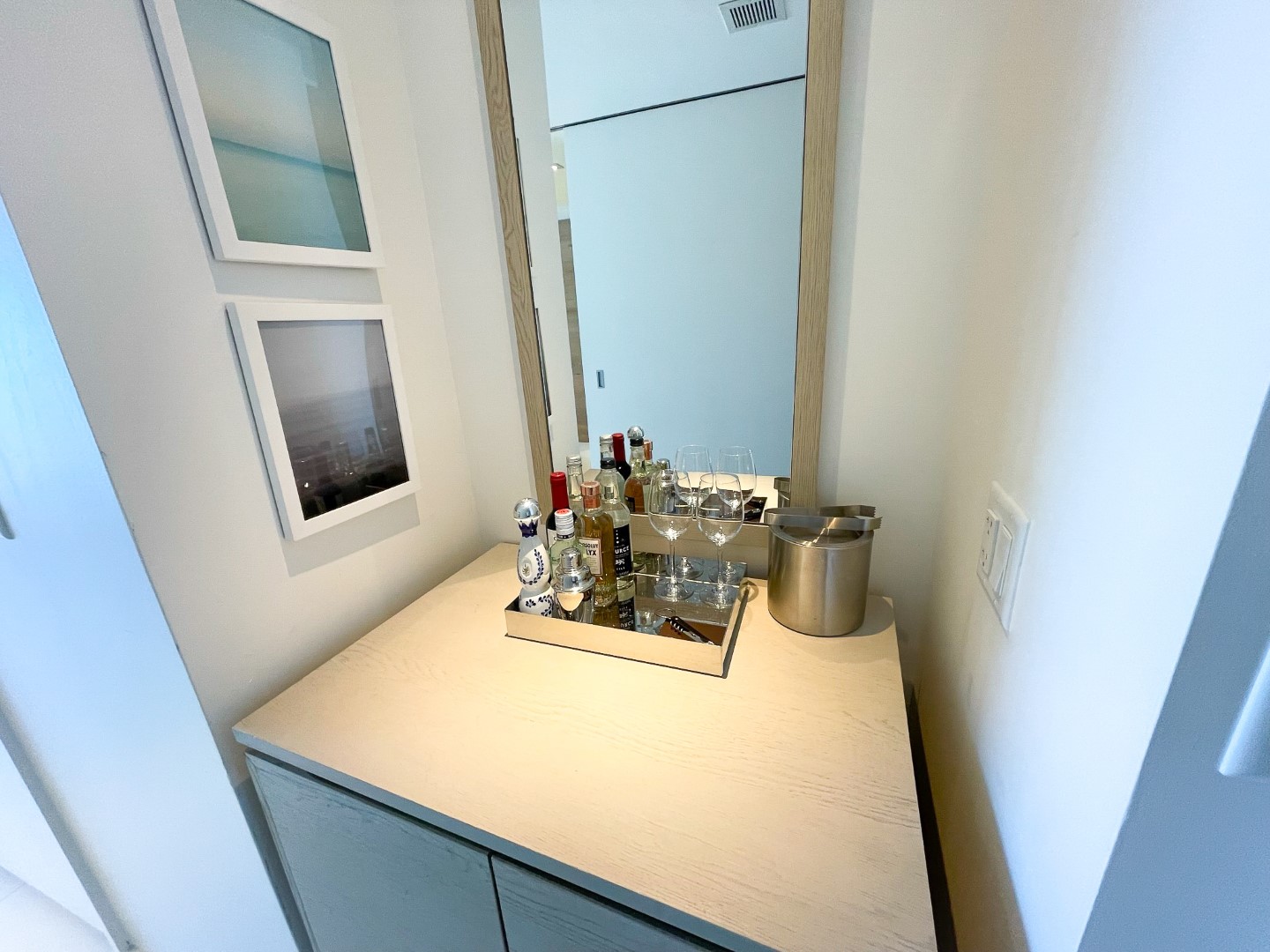 The Miami Beach EDITION minibar drinks