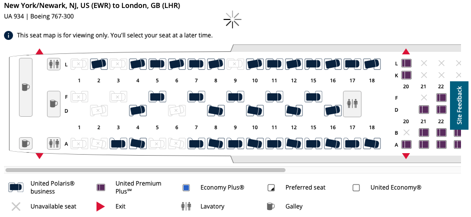 United 1x2x1 seats United 1x2x1 seats