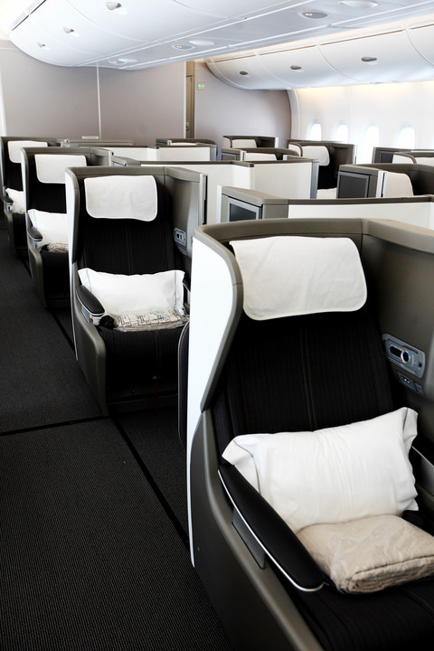 British Airways A380 Club World cabin