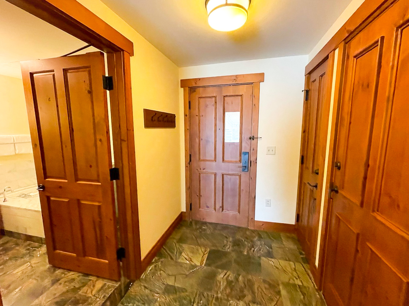 Classic room entry The Lodge at Spruce Peak Desination by Hyatt Stowe Vermont