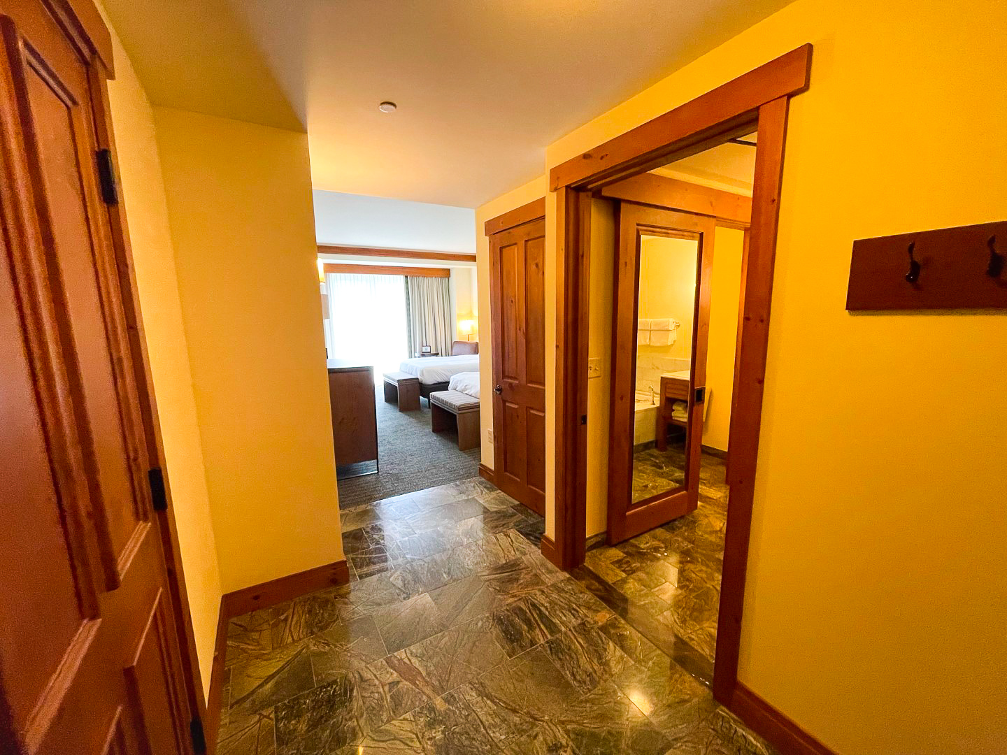 Entryway Classic Room at The Lodge at Spruce Peak Destination by Hyatt Stowe Vermont