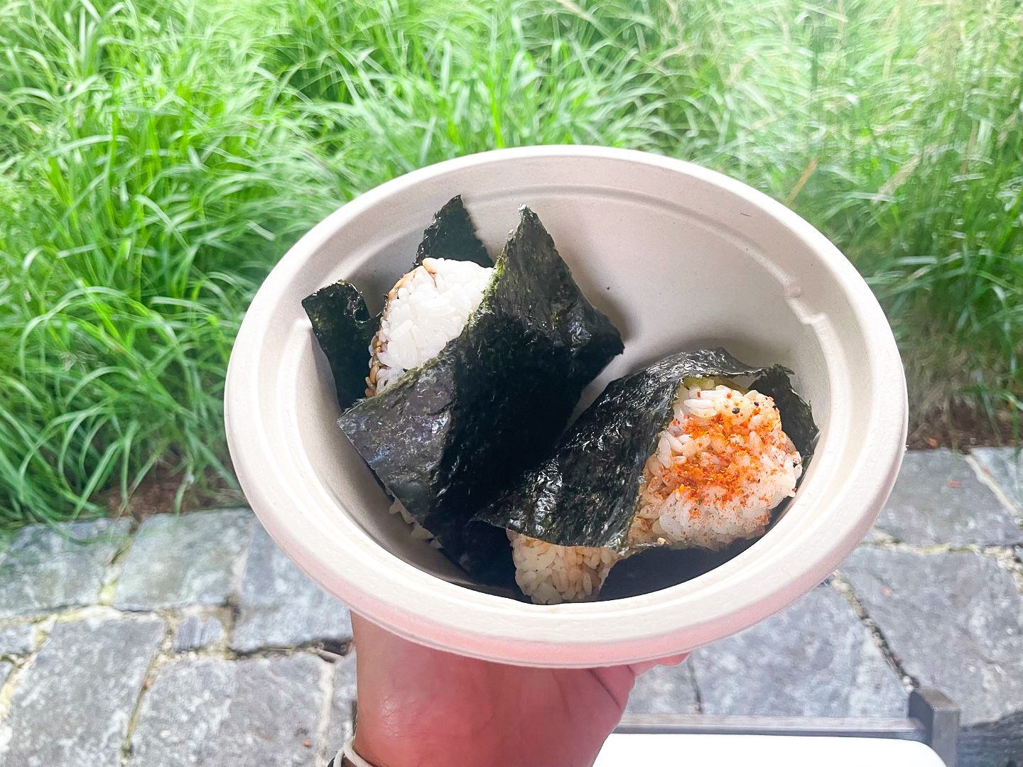 Japanese Rice Balls at The Lodge at Spruce Peak Destination by Hyatt Stowe Vermont