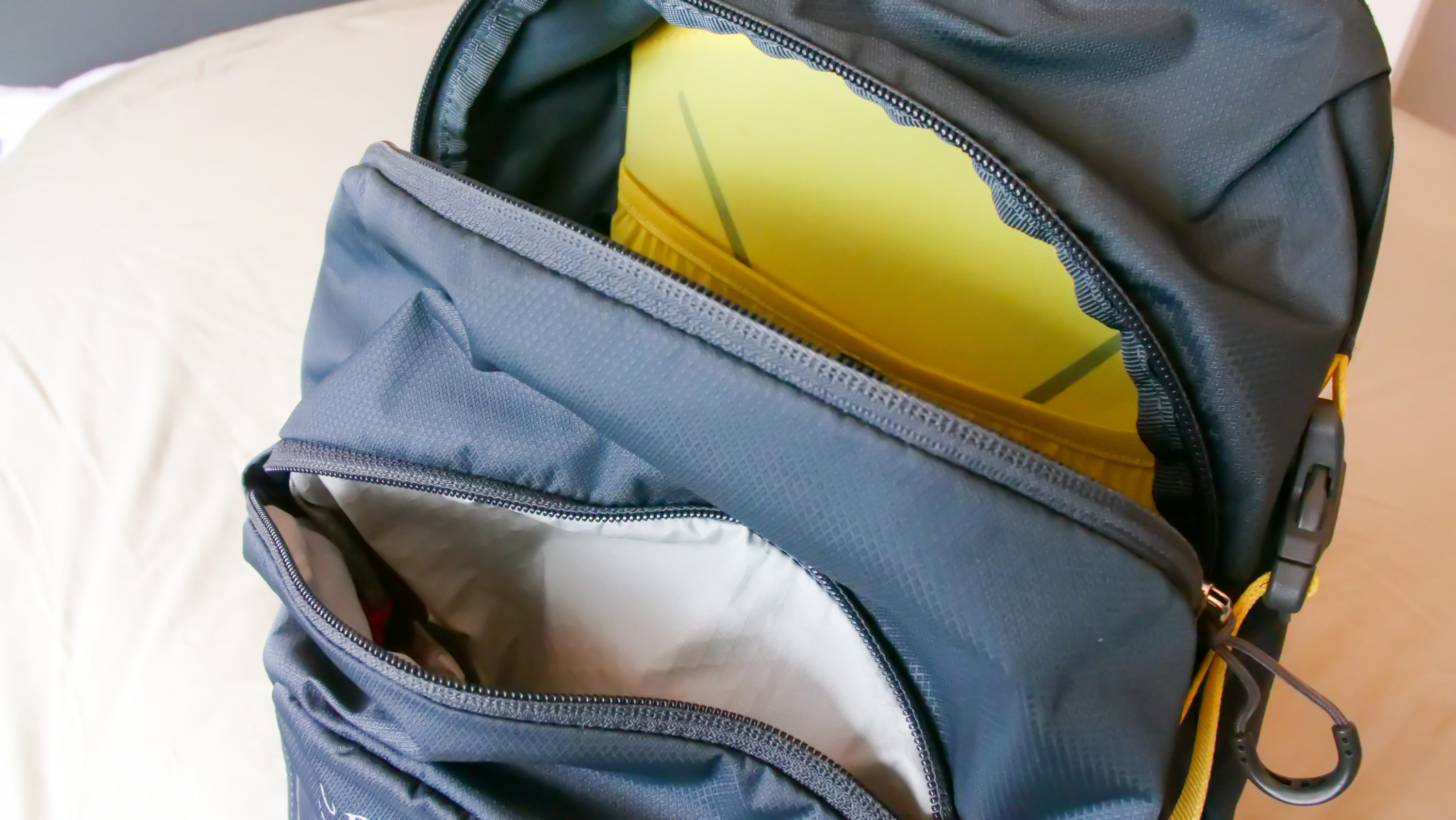 Daypack compartments
