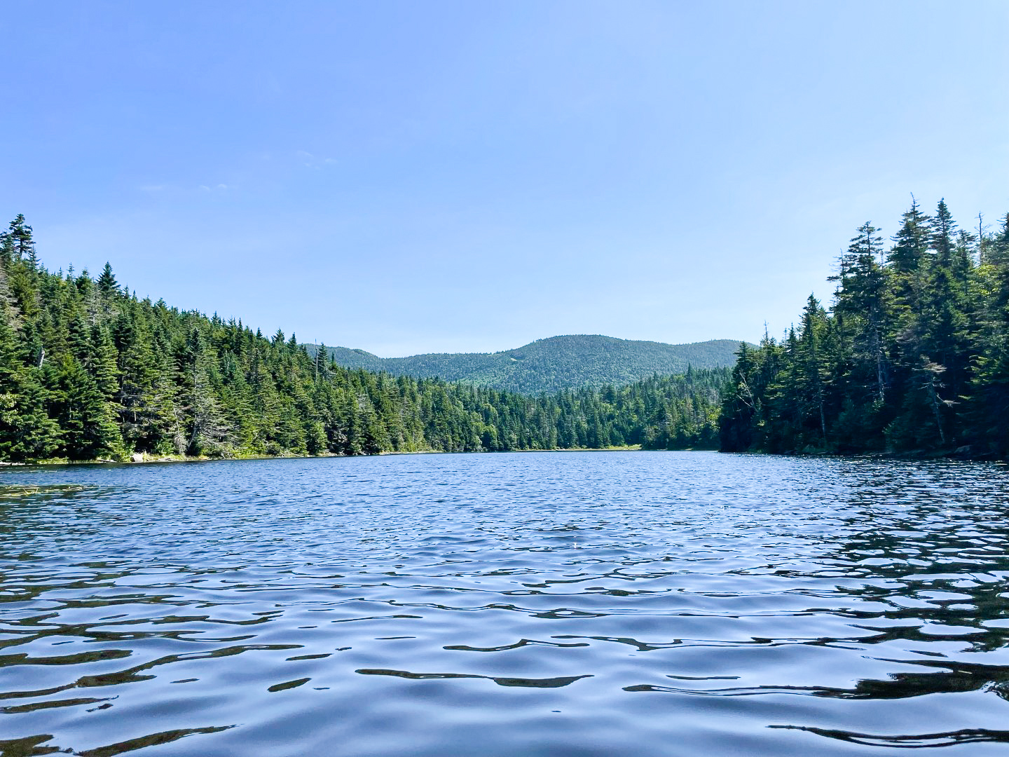 Sterling Pond near The Lodge at Spruce Peak Destination by Hyatt Stowe Vermont