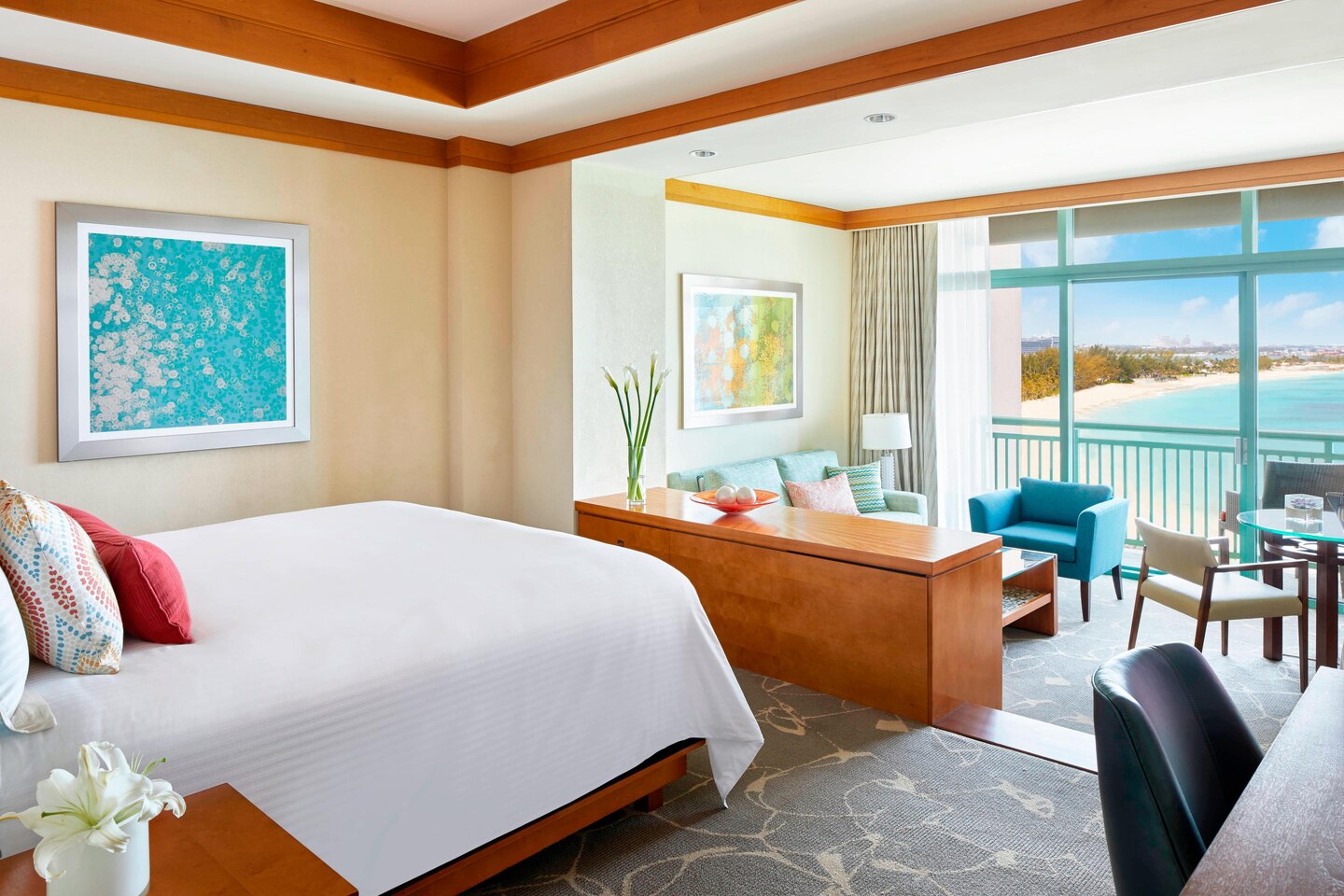 The Cove at Atlantis Ocean Suite Bedroom The Cove at Atlantis Ocean Suite Bedroom