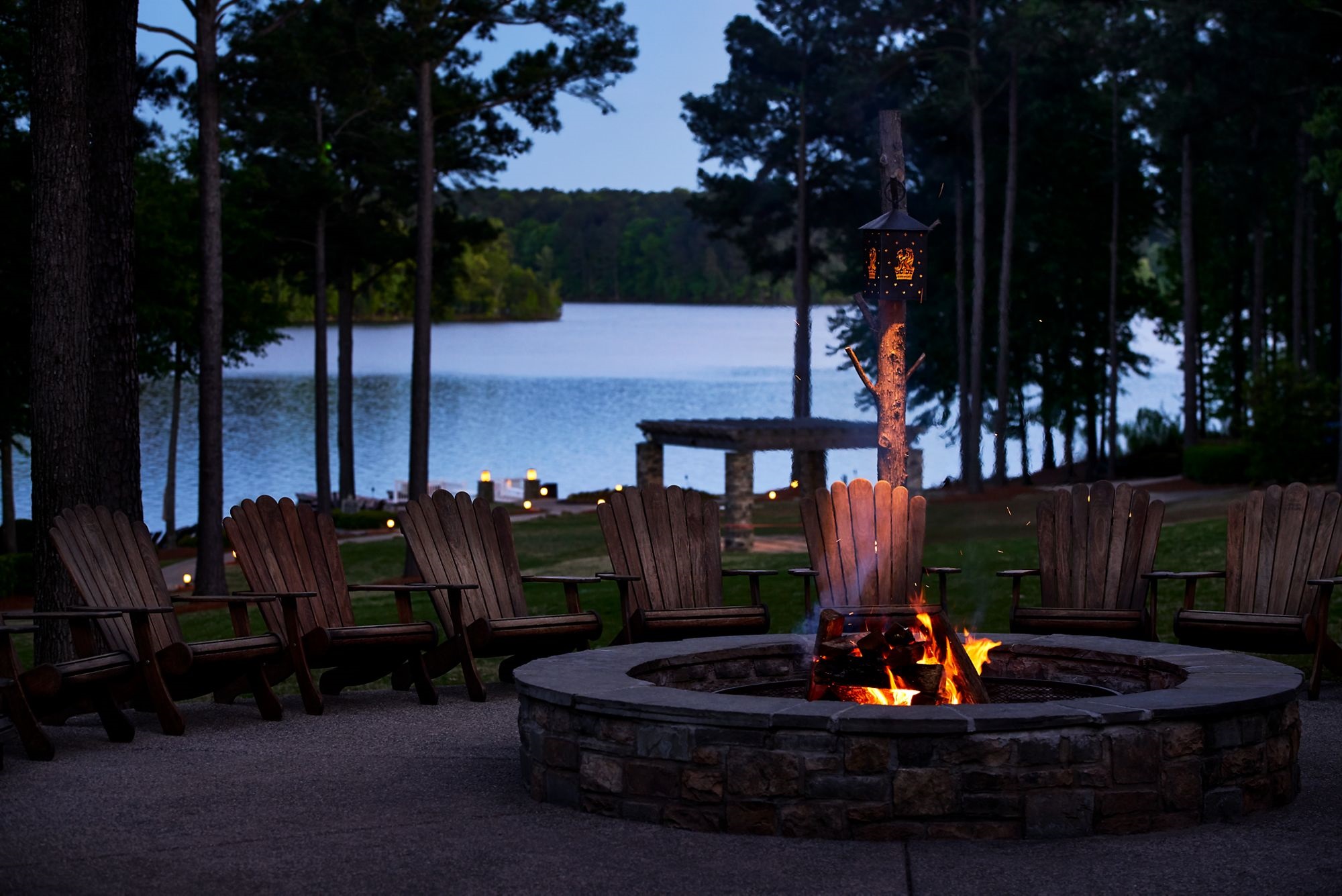 The Ritz Carlton Reynolds night fire The Ritz Carlton Reynolds night fire