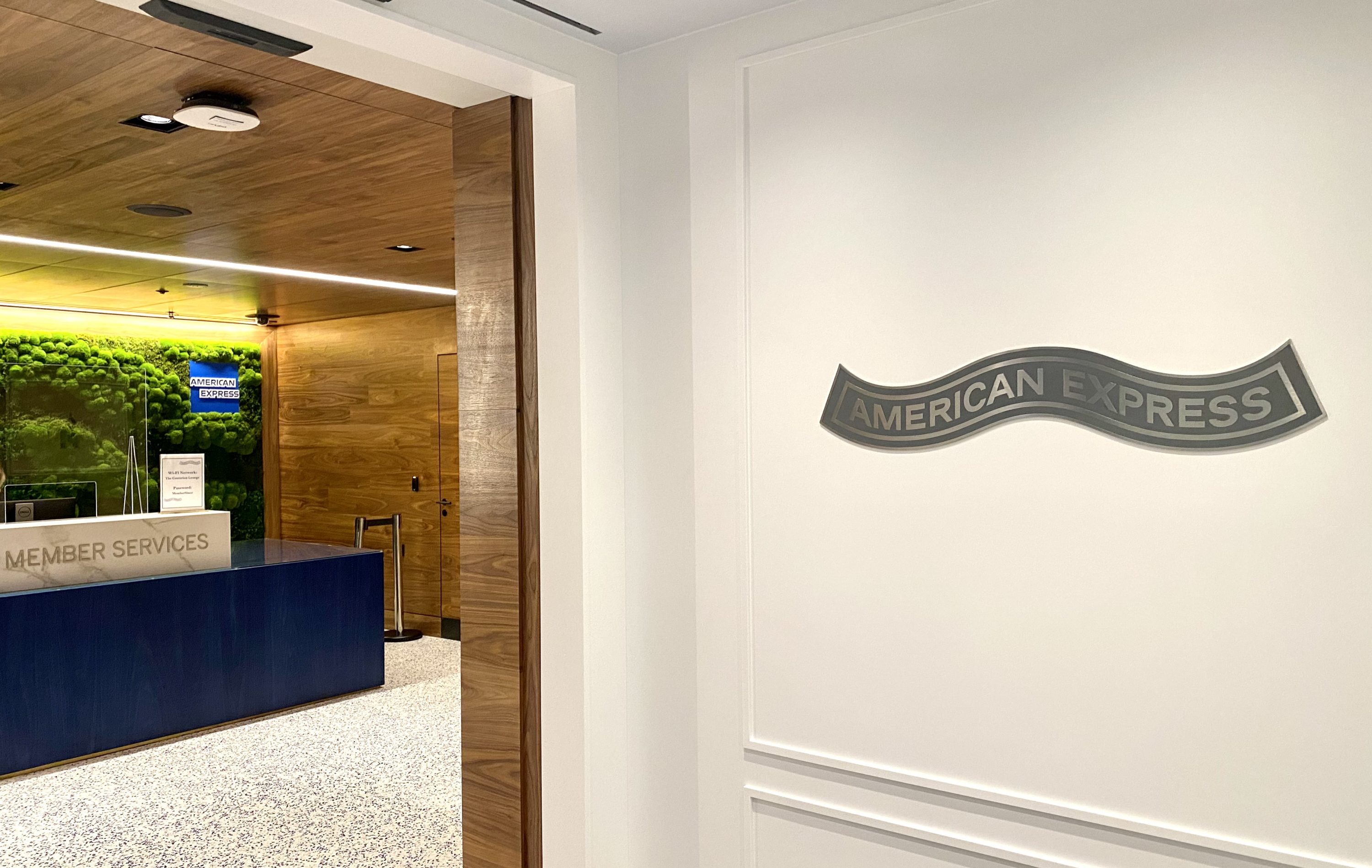 American Express Centurion Lounge Heathrow Terminal 3 American Express logo