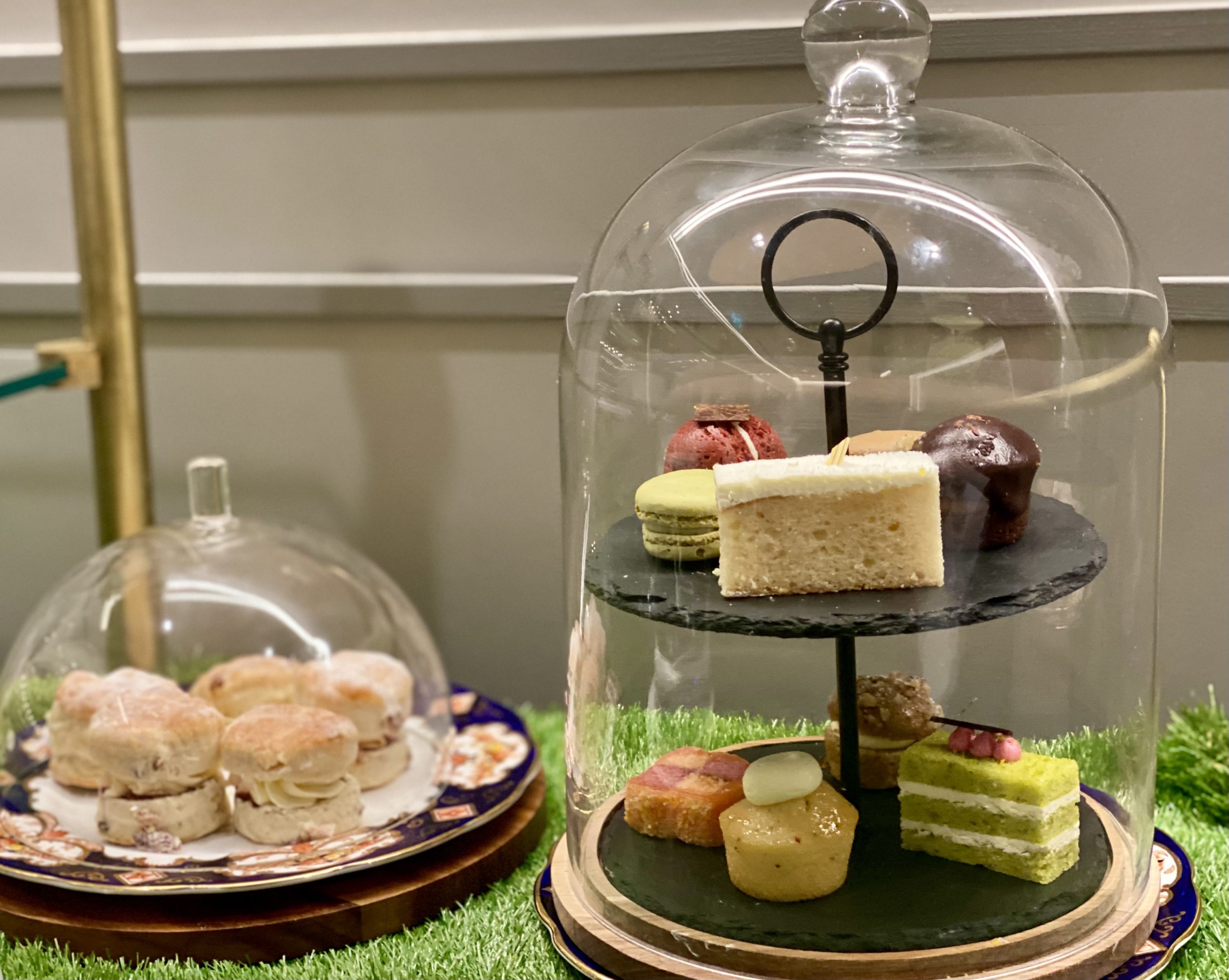 American Express Centurion Lounge Heathrow Terminal 3 afternoon tea