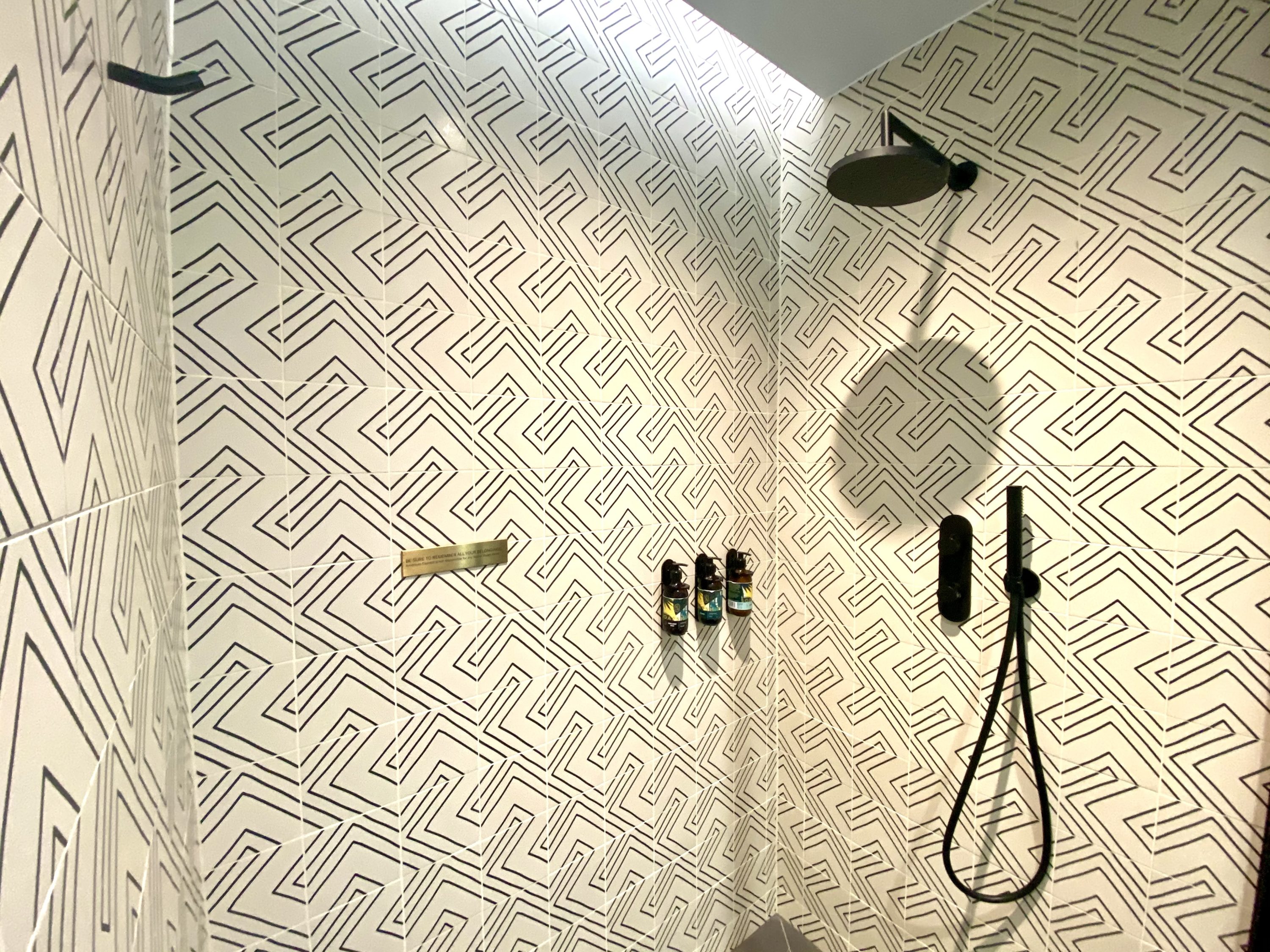 American Express Centurion Lounge Heathrow Terminal 3 shower
