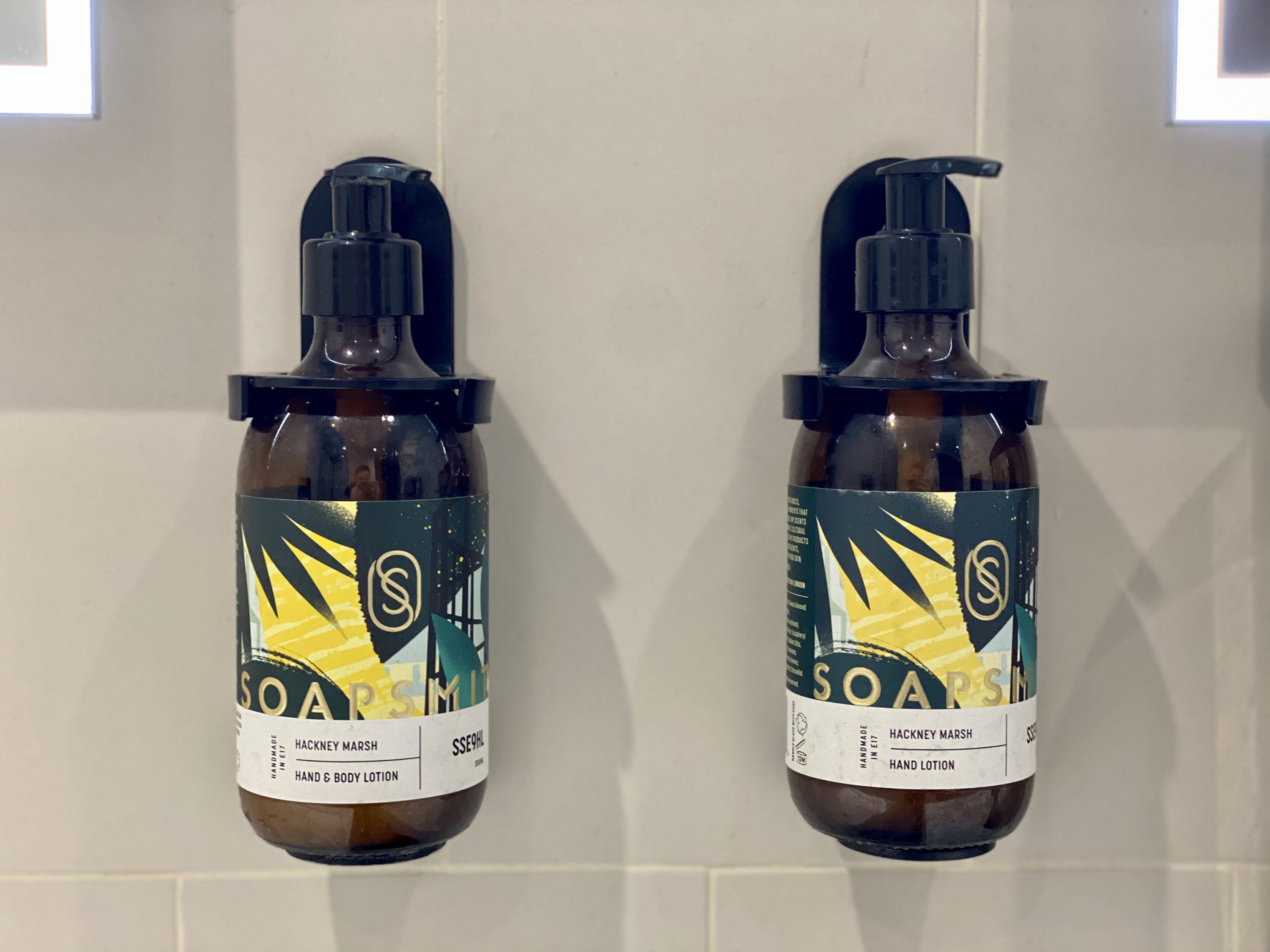 American Express Centurion Lounge Heathrow Terminal 3 washroom amenities
