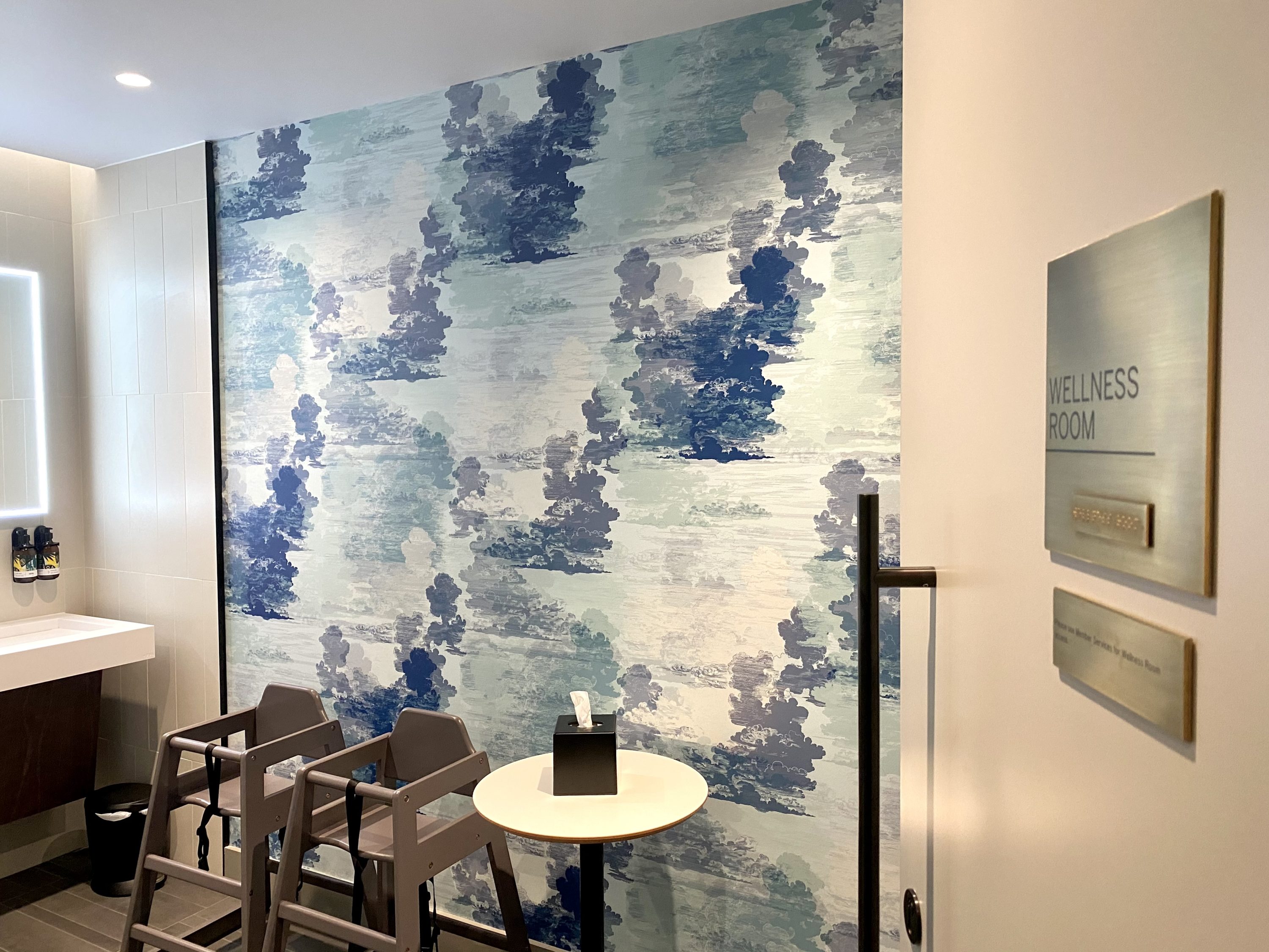 American Express Centurion Lounge Heathrow Terminal 3 wellness room