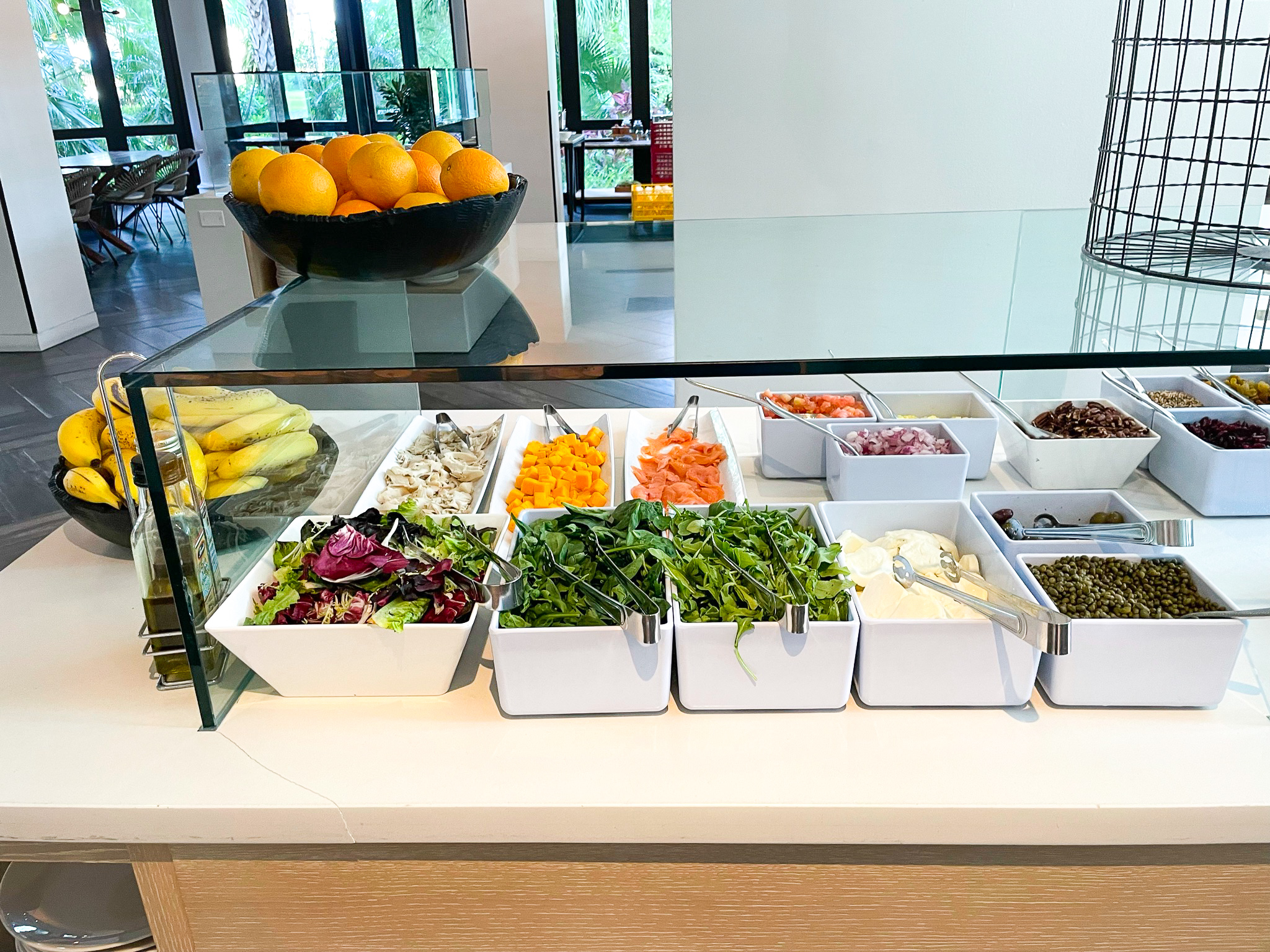Breakfast bagel station at the Hyatt Regency Grand Cypress Orlando