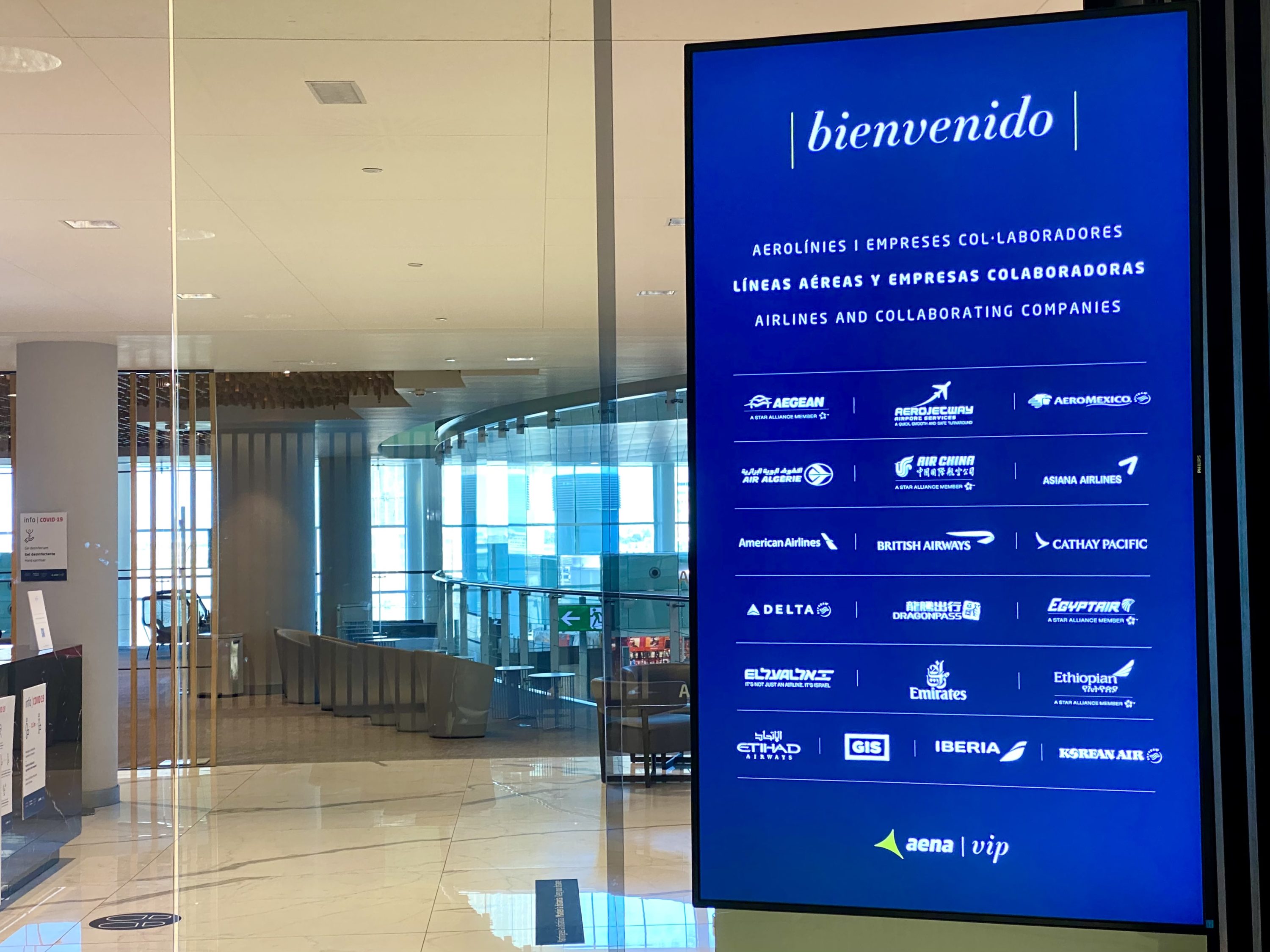 British Airways Club Europe A321neo Joan Miro lounge airline partners