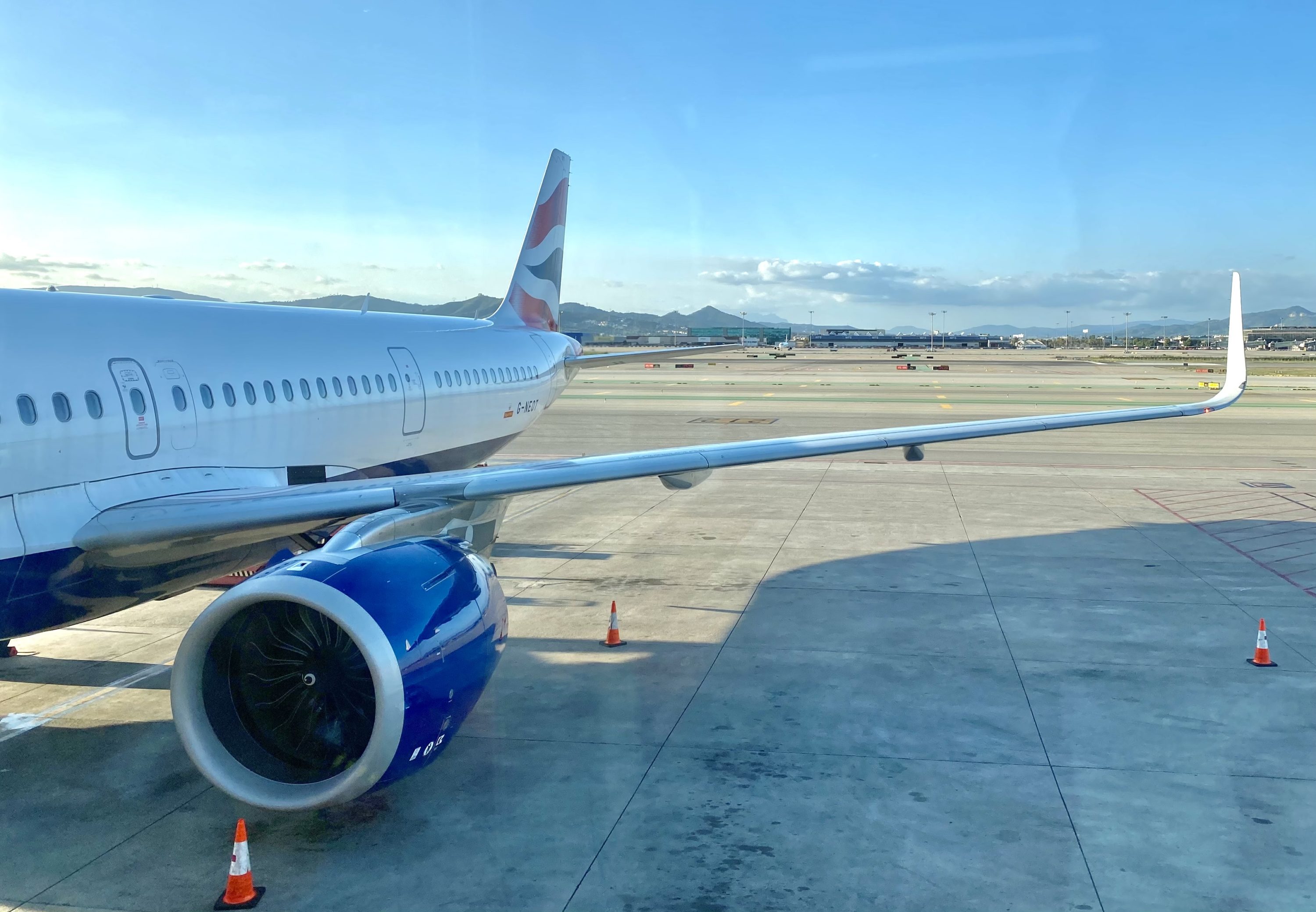 British Airways Club Europe A321neo aircraft registered G NEOT