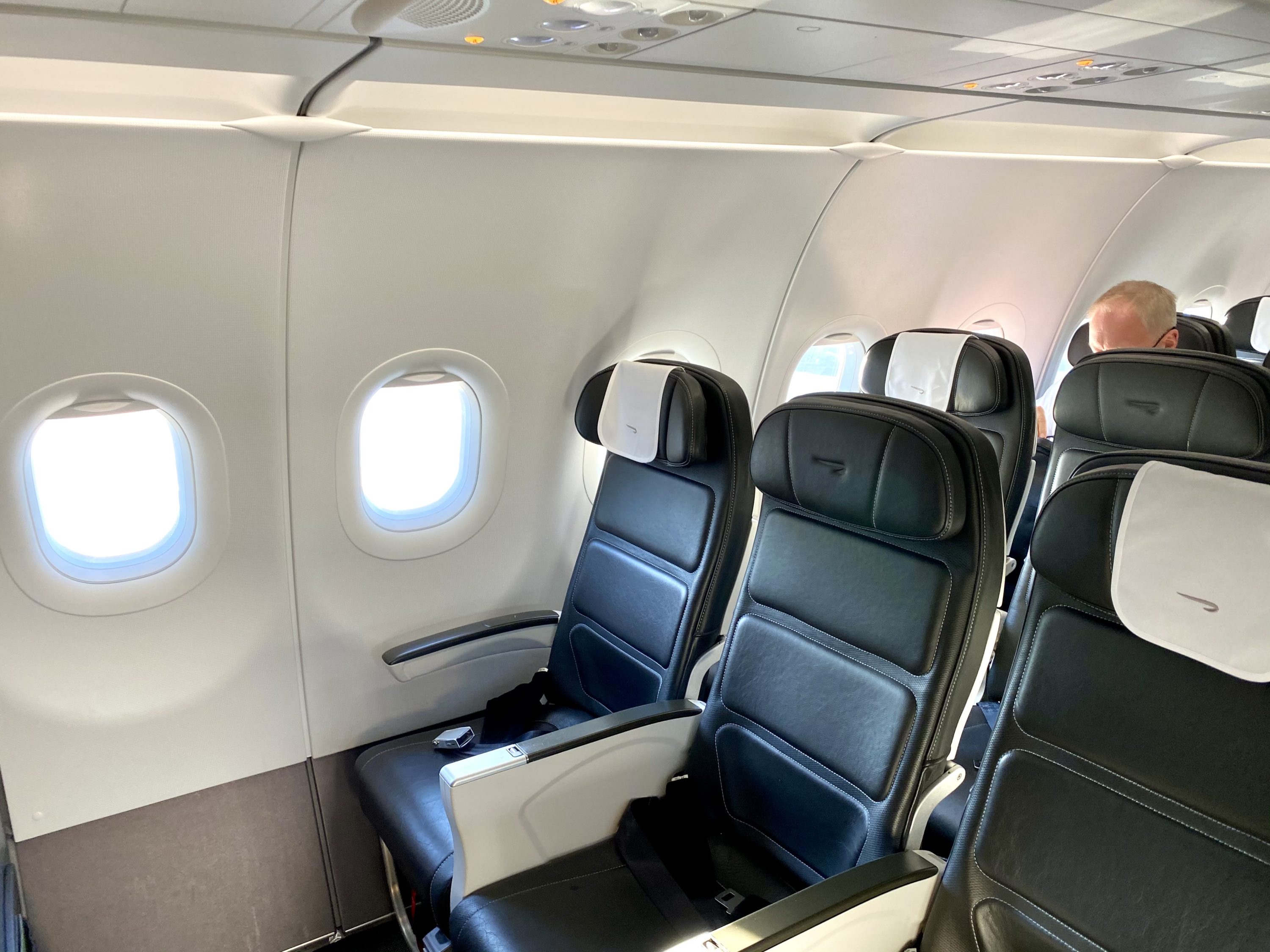 British Airways Club Europe A321neo row 1