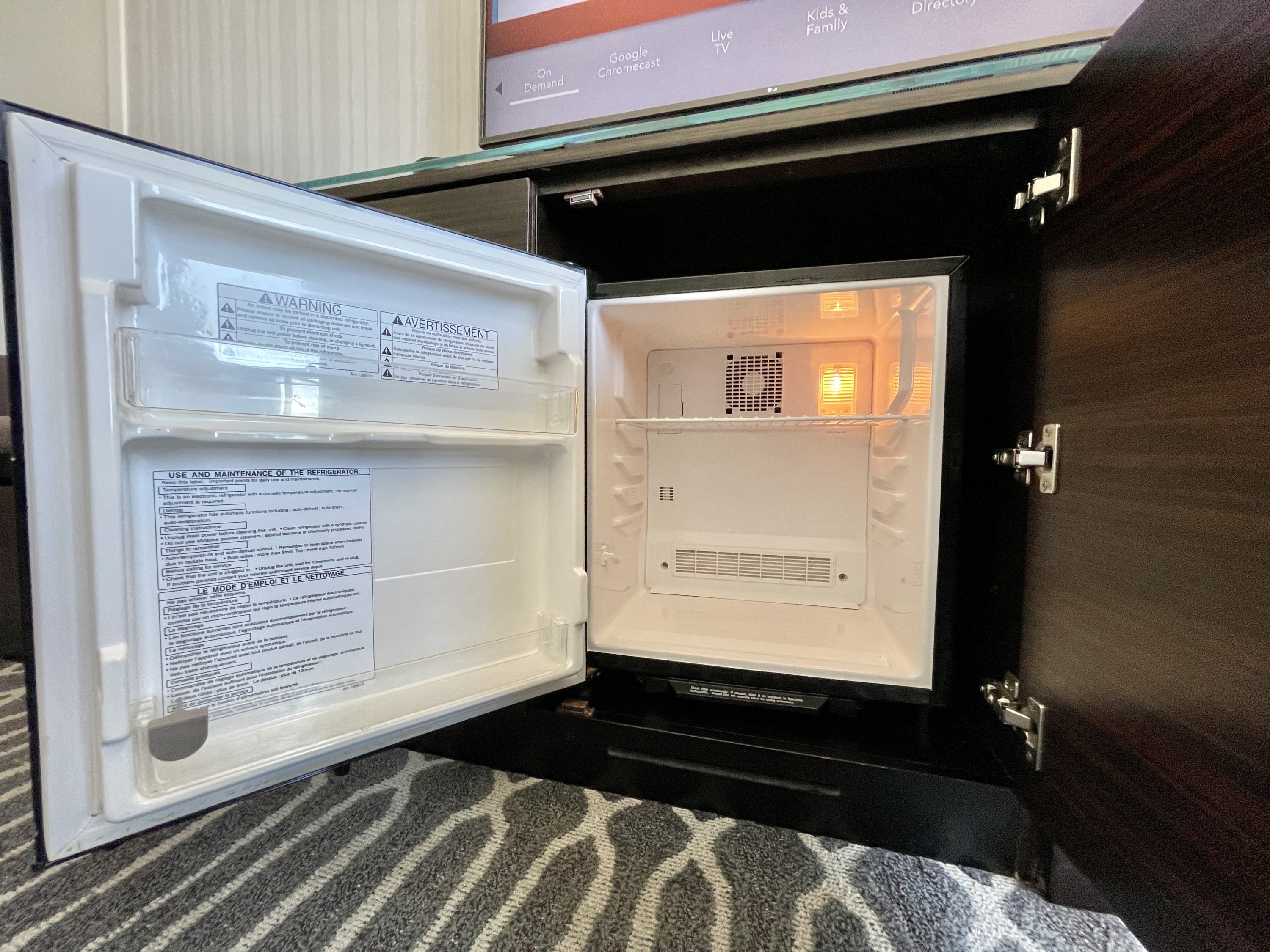 Manchester Grand Hyatt San Diego Minifridge