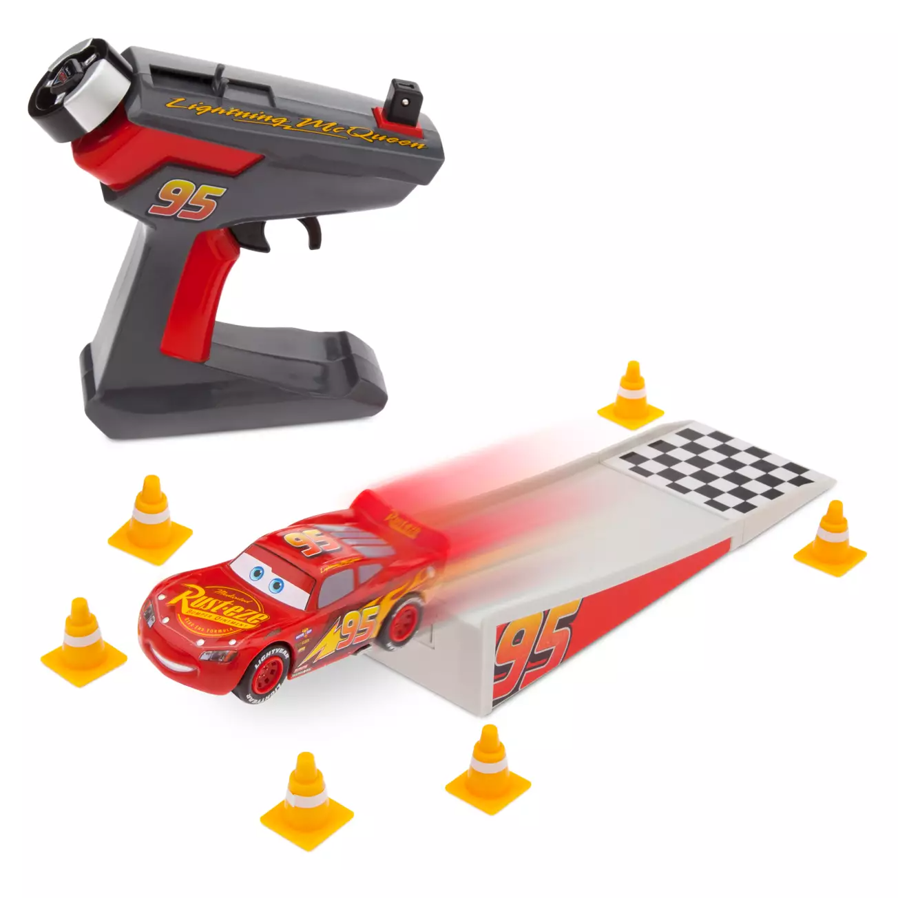 Lightning McQueen RC Racer Remote Control Car Set