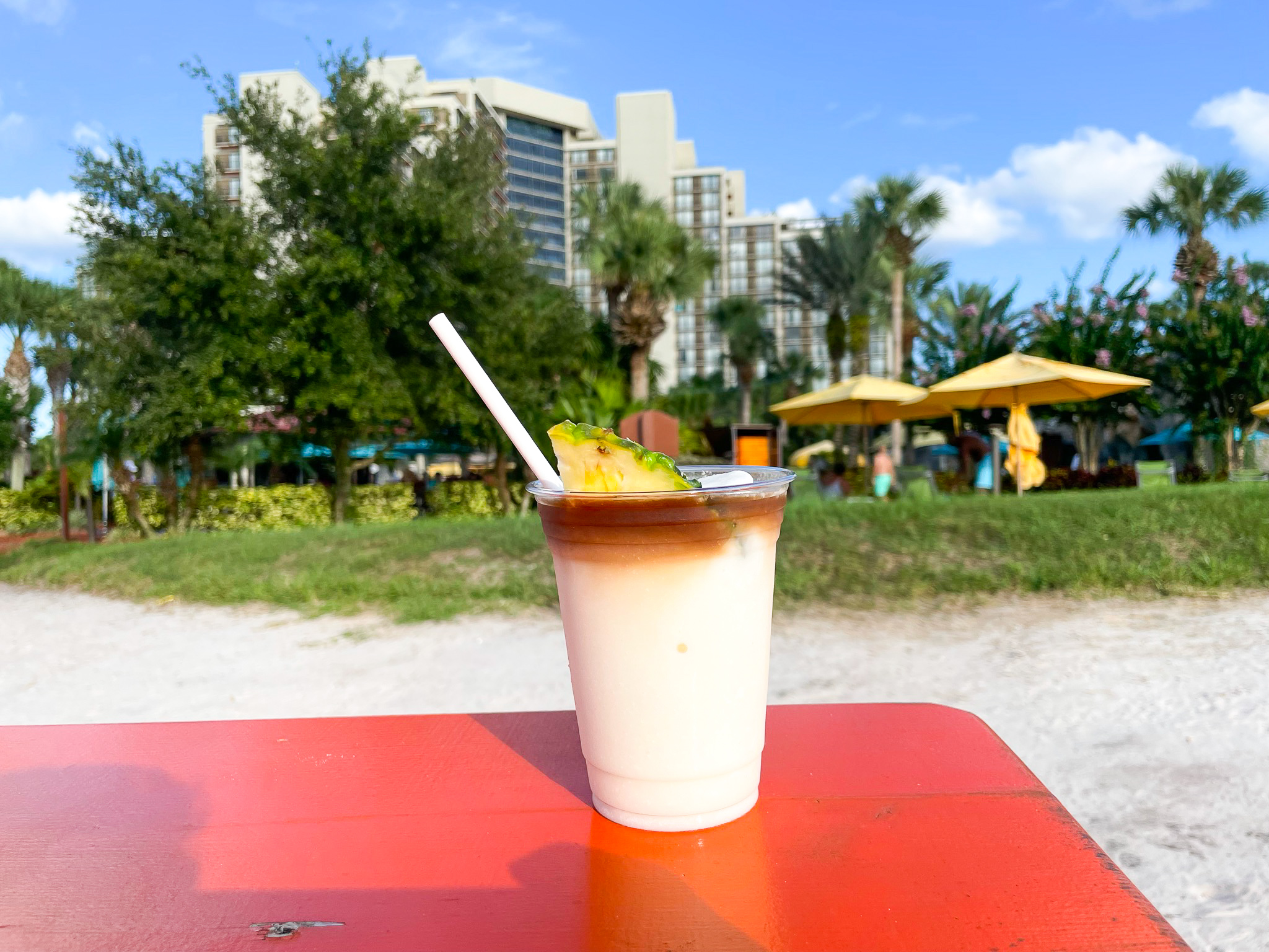 Pina colada at the Hyatt Regency Grand Cypress Orlando