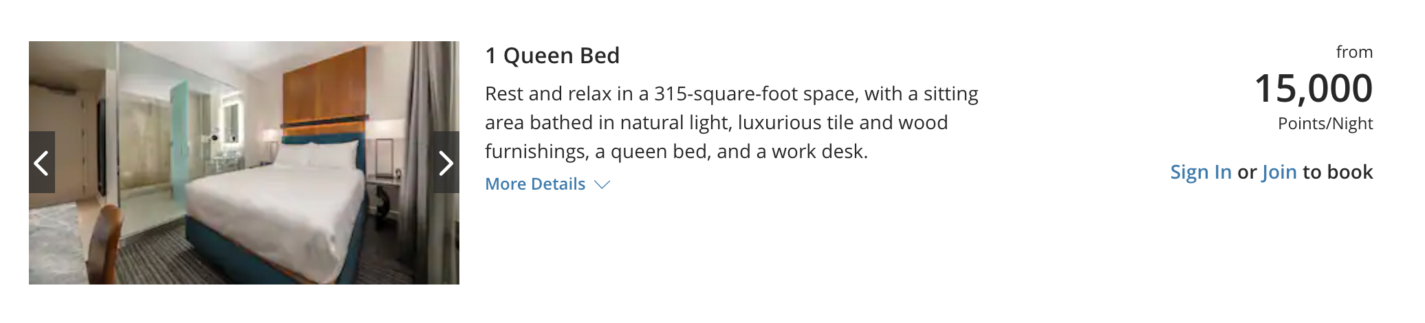 Queen Bed room at Andaz San Diego cost
