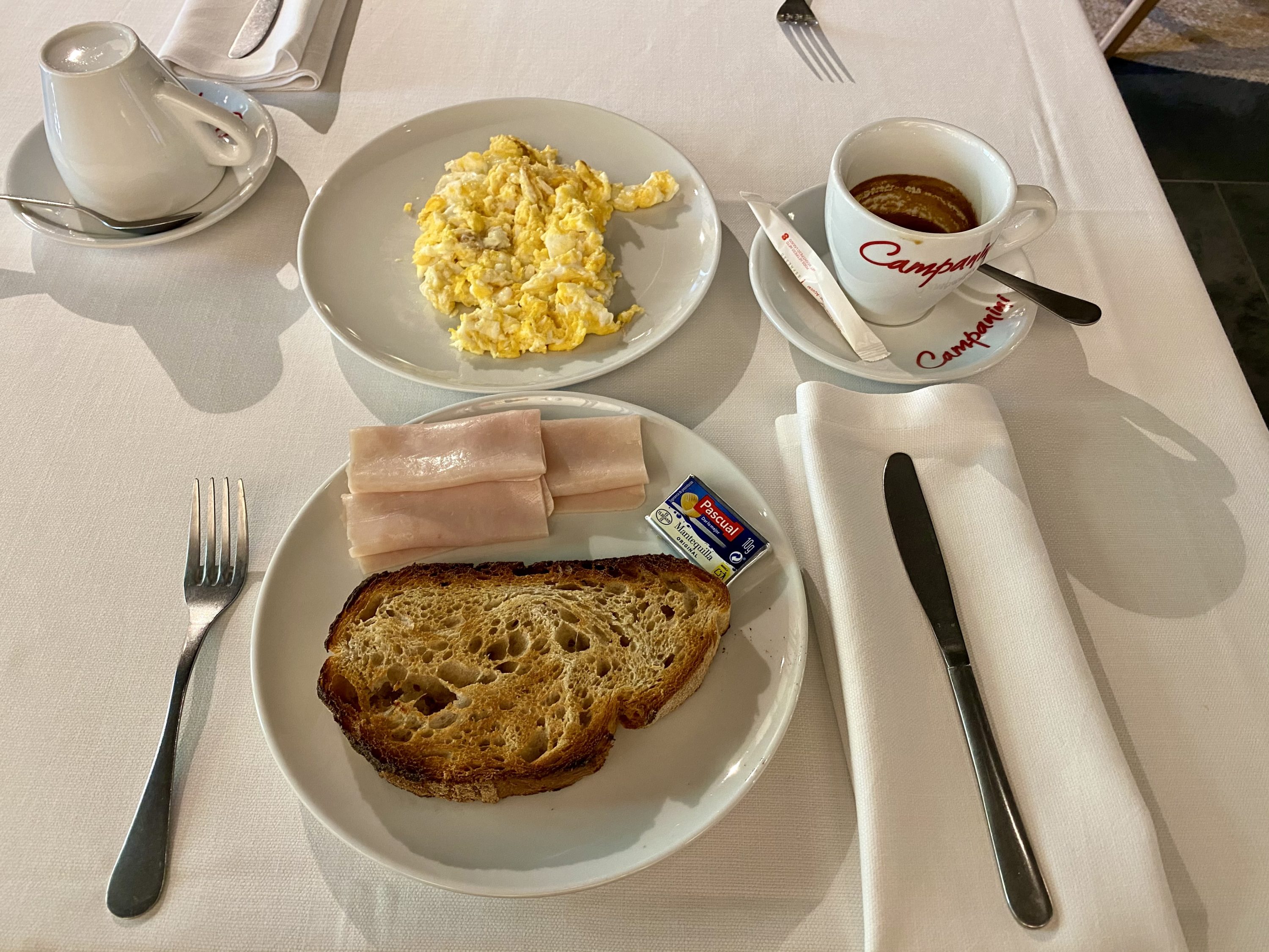The Atocha Hotel Madrid Tapestry Collection by Hilton DIY breakfast ham and eggs
