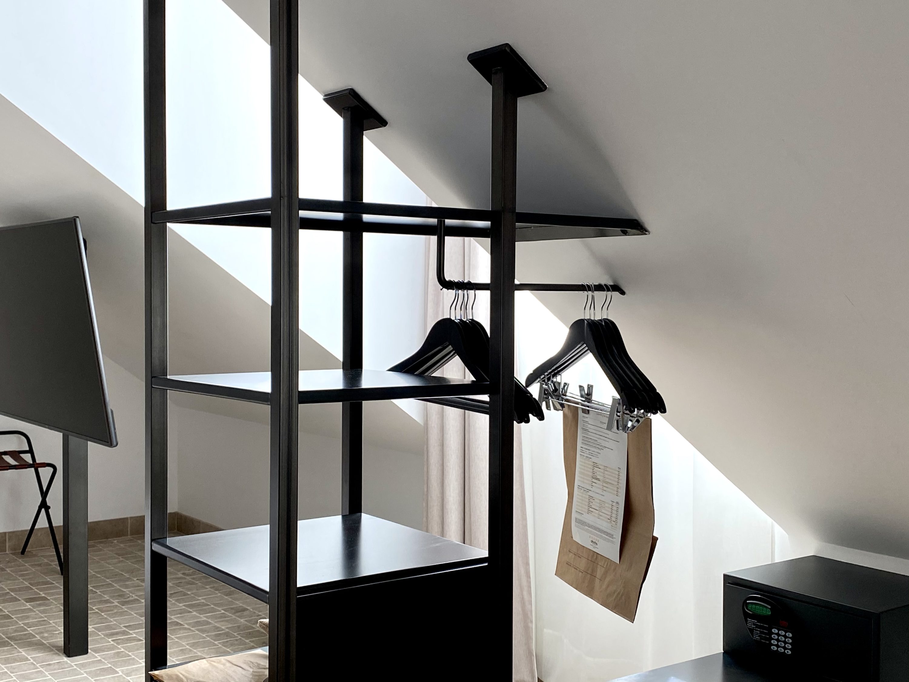 The Atocha Hotel Madrid Tapestry Collection by Hilton El Atochal Penhouse clothing storage area
