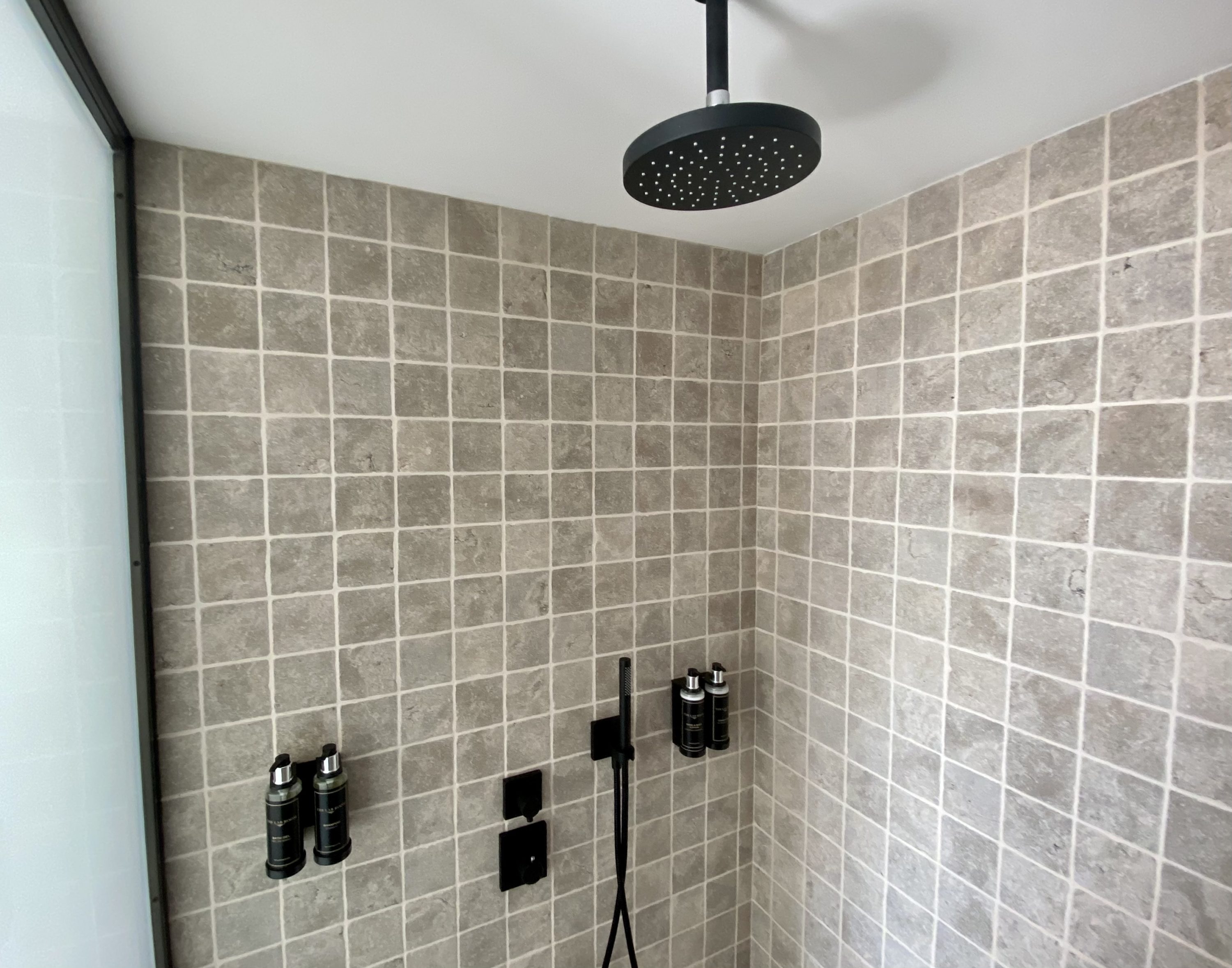 The Atocha Hotel Madrid Tapestry Collection by Hilton El Atochal Penthouse inside shower room