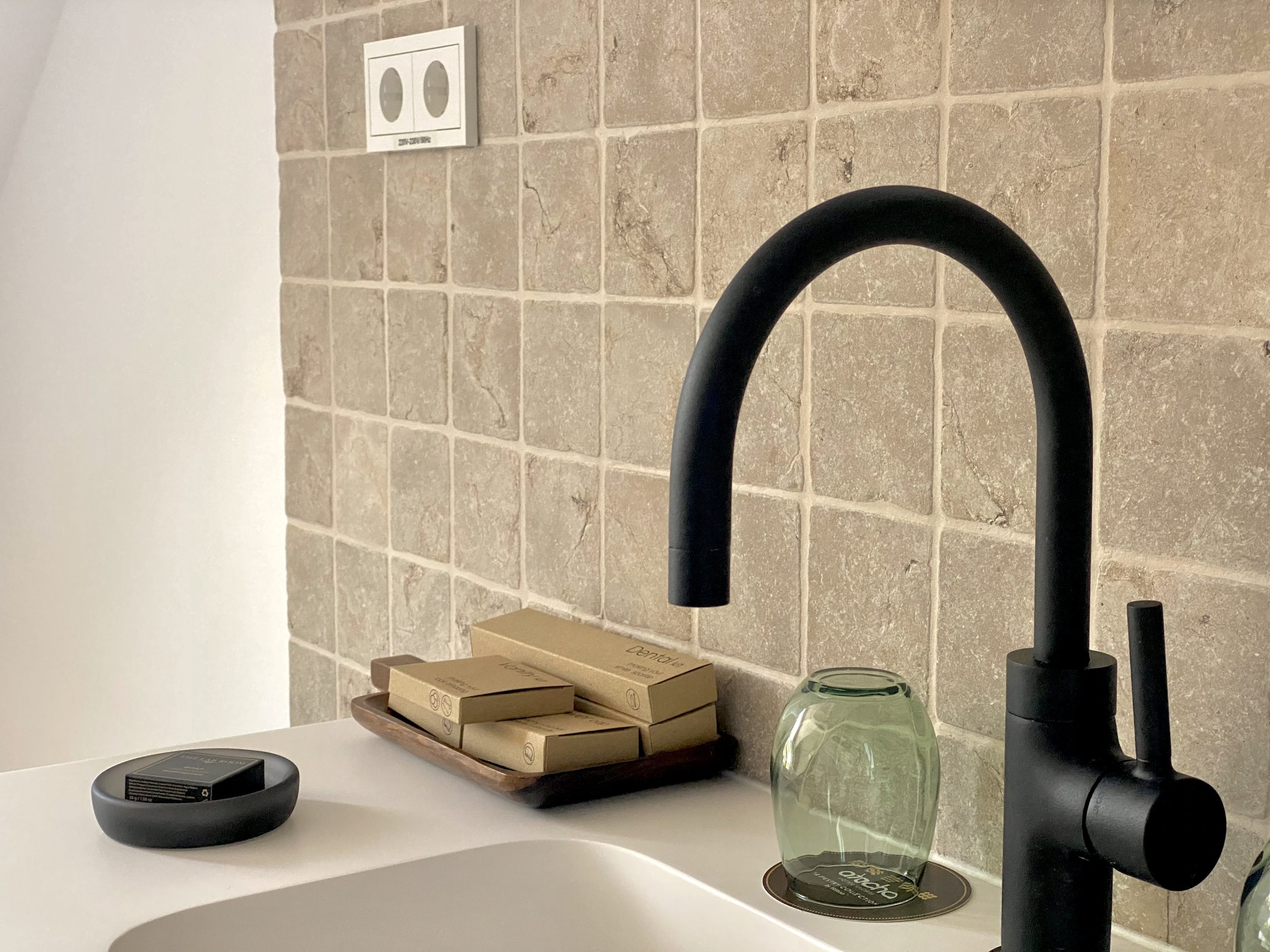 The Atocha Hotel Madrid Tapestry Collection by Hilton bathroom sink