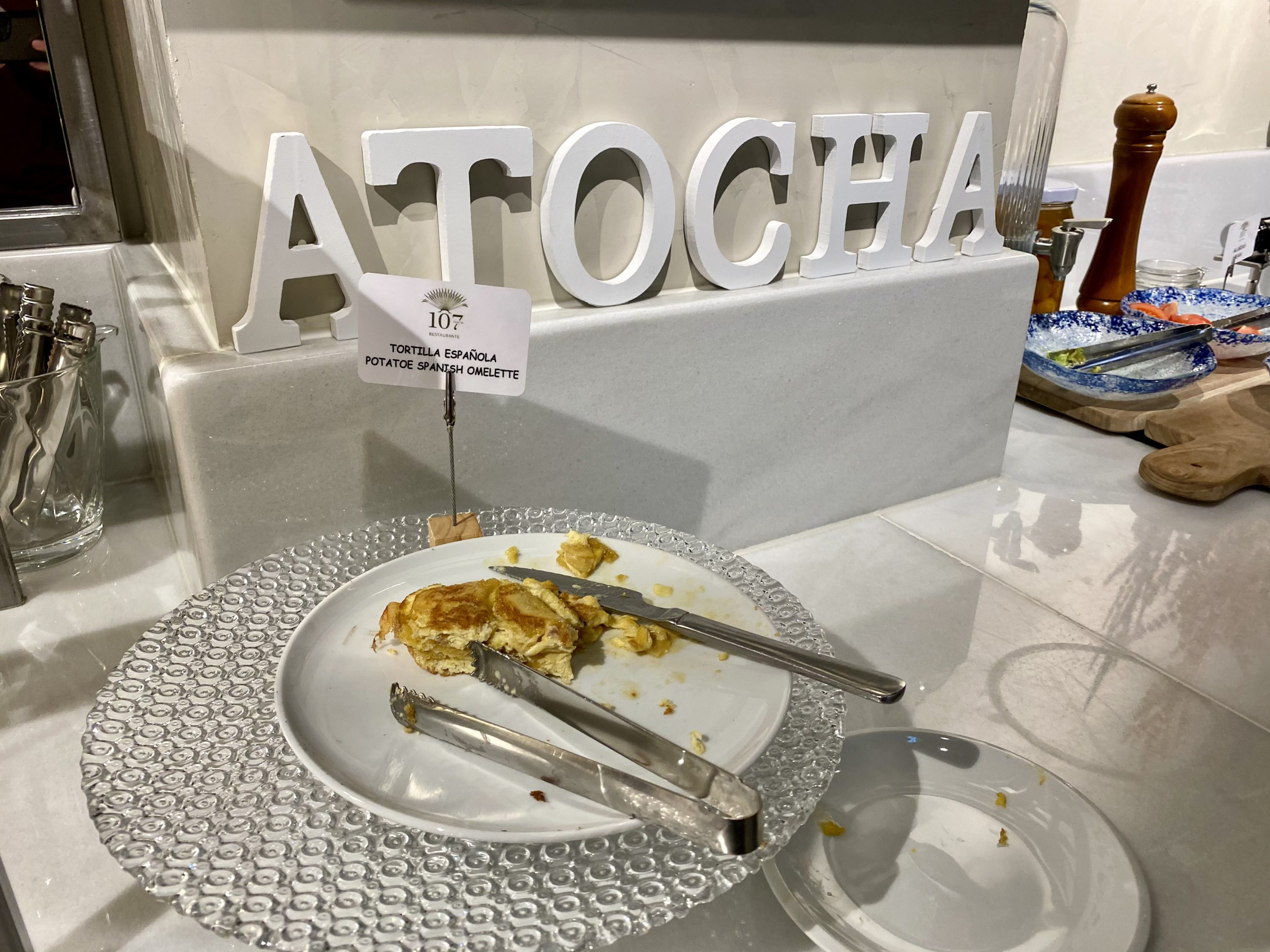 The Atocha Hotel Madrid Tapestry Collection by Hilton breakfast Spanish omelette