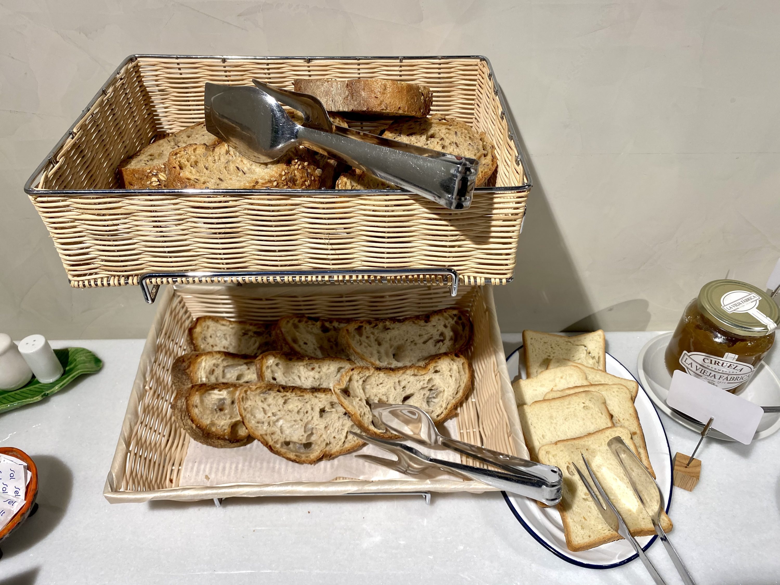 The Atocha Hotel Madrid Tapestry Collection by Hilton breakfast bread selection