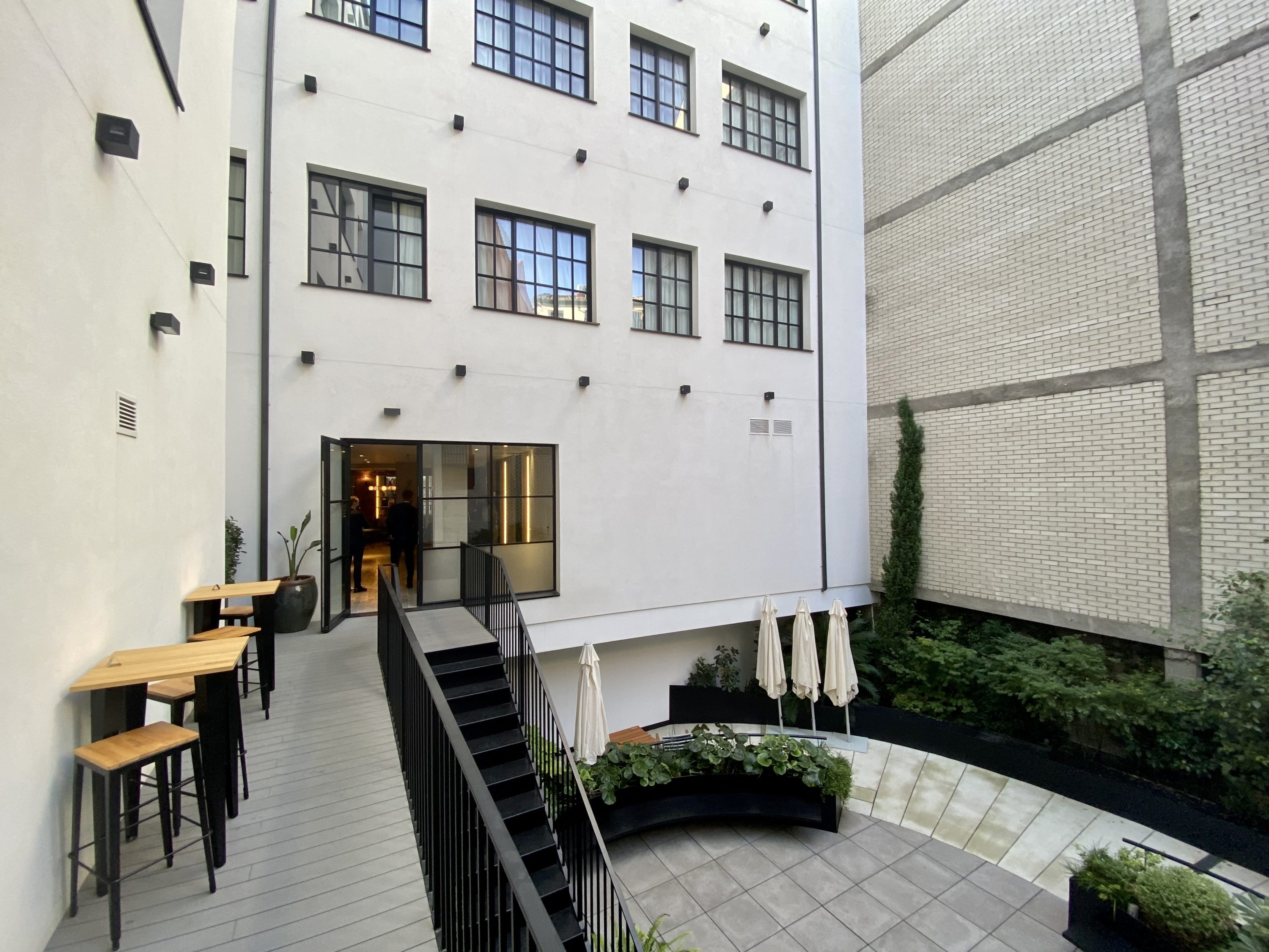 The Atocha Hotel Madrid Tapestry Collection by Hilton courtyard
