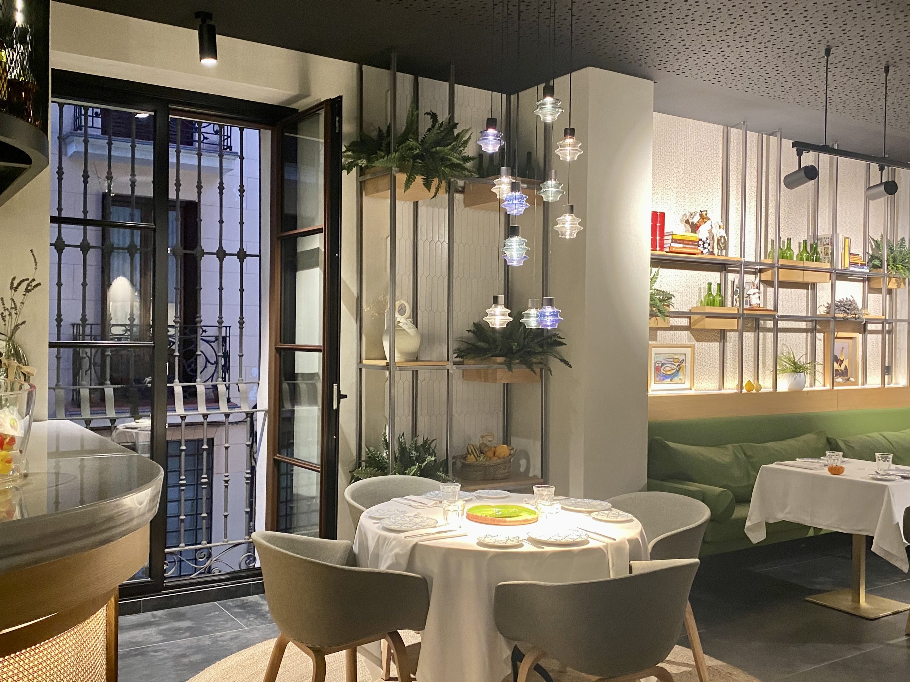 The Atocha Hotel Madrid Tapestry Collection by Hilton the restaurant set up for dinner
