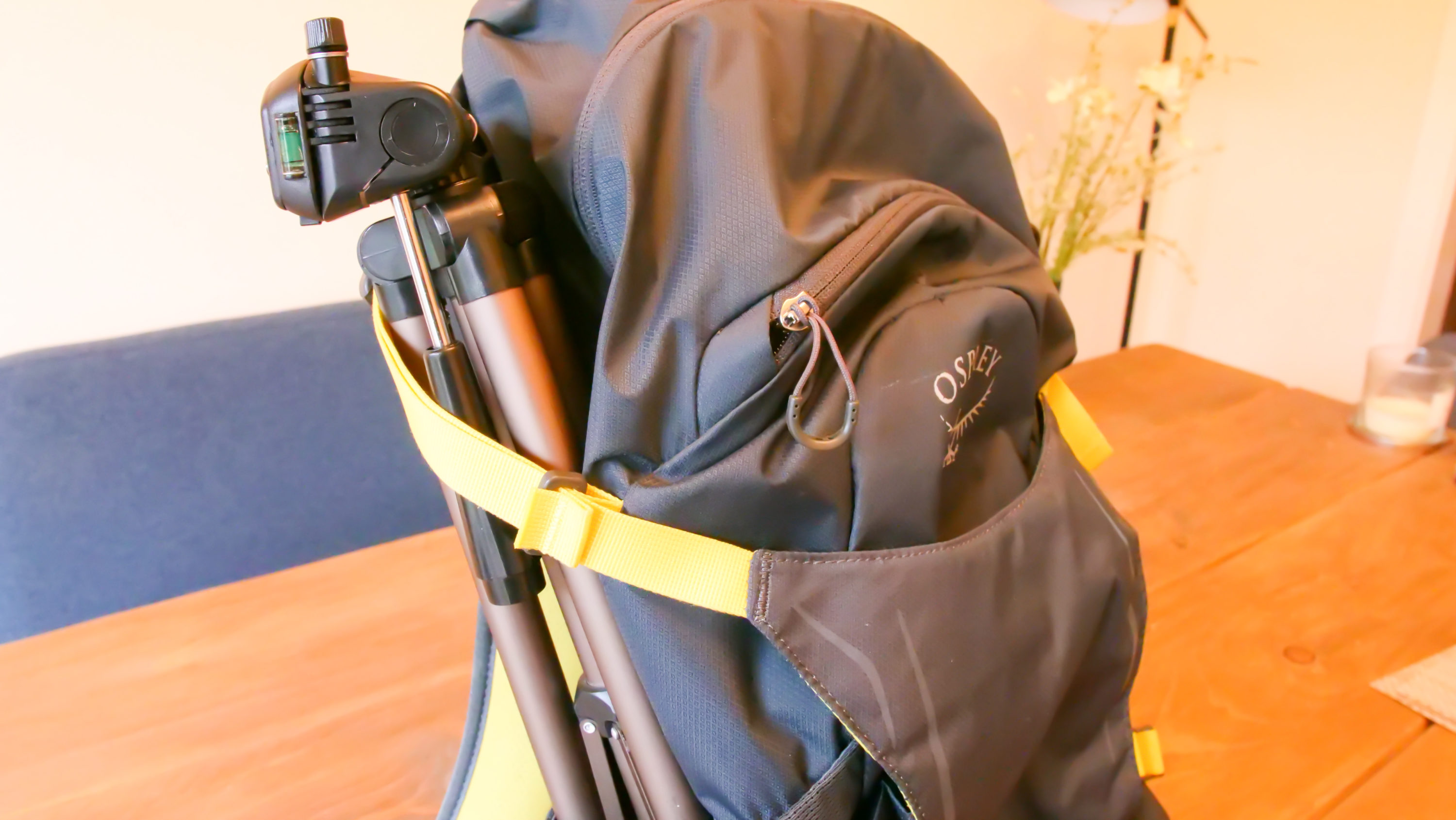 Travel tripod portability