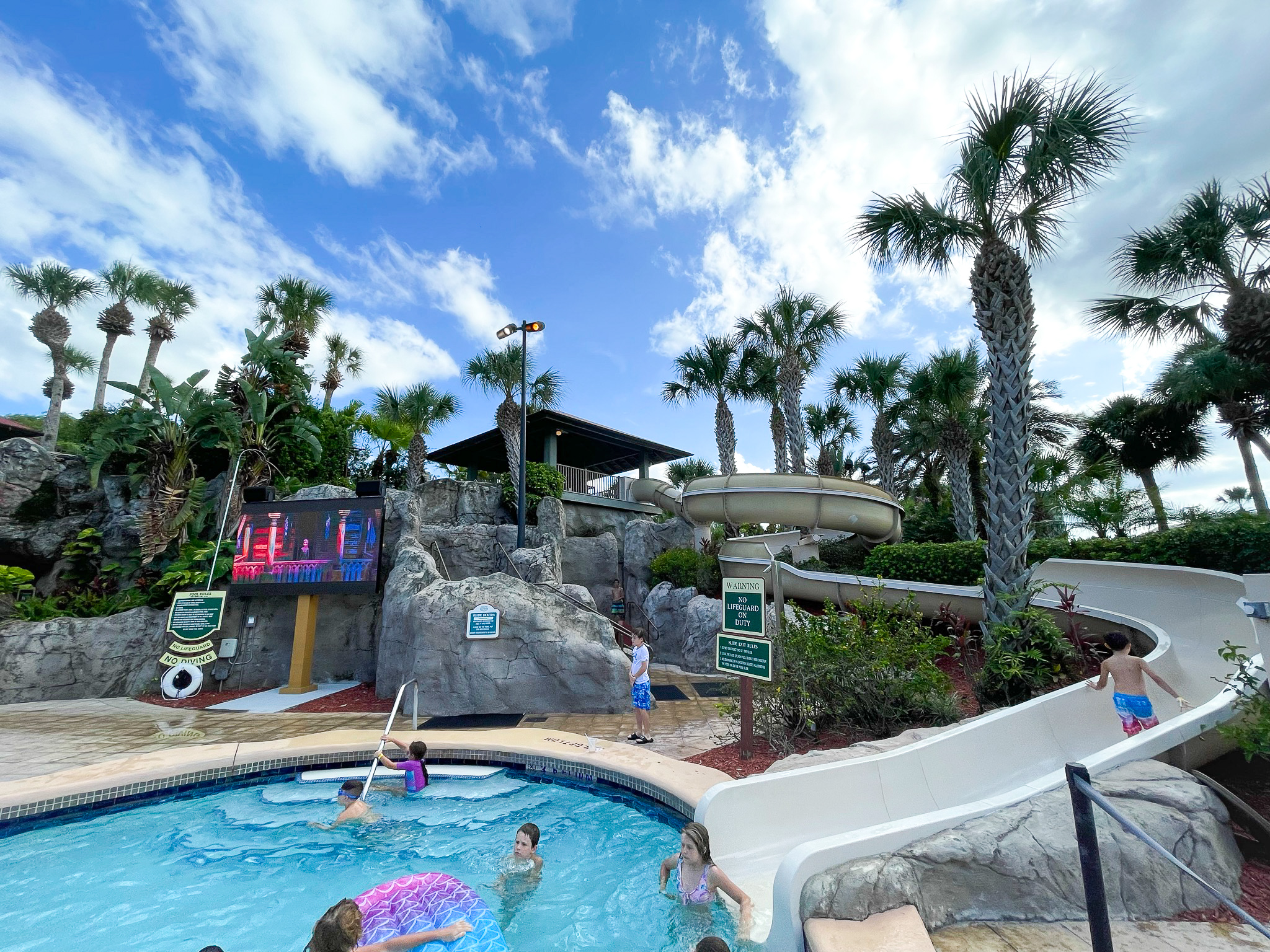Water slide at the Hyatt Regency Grand Cypress Orlando