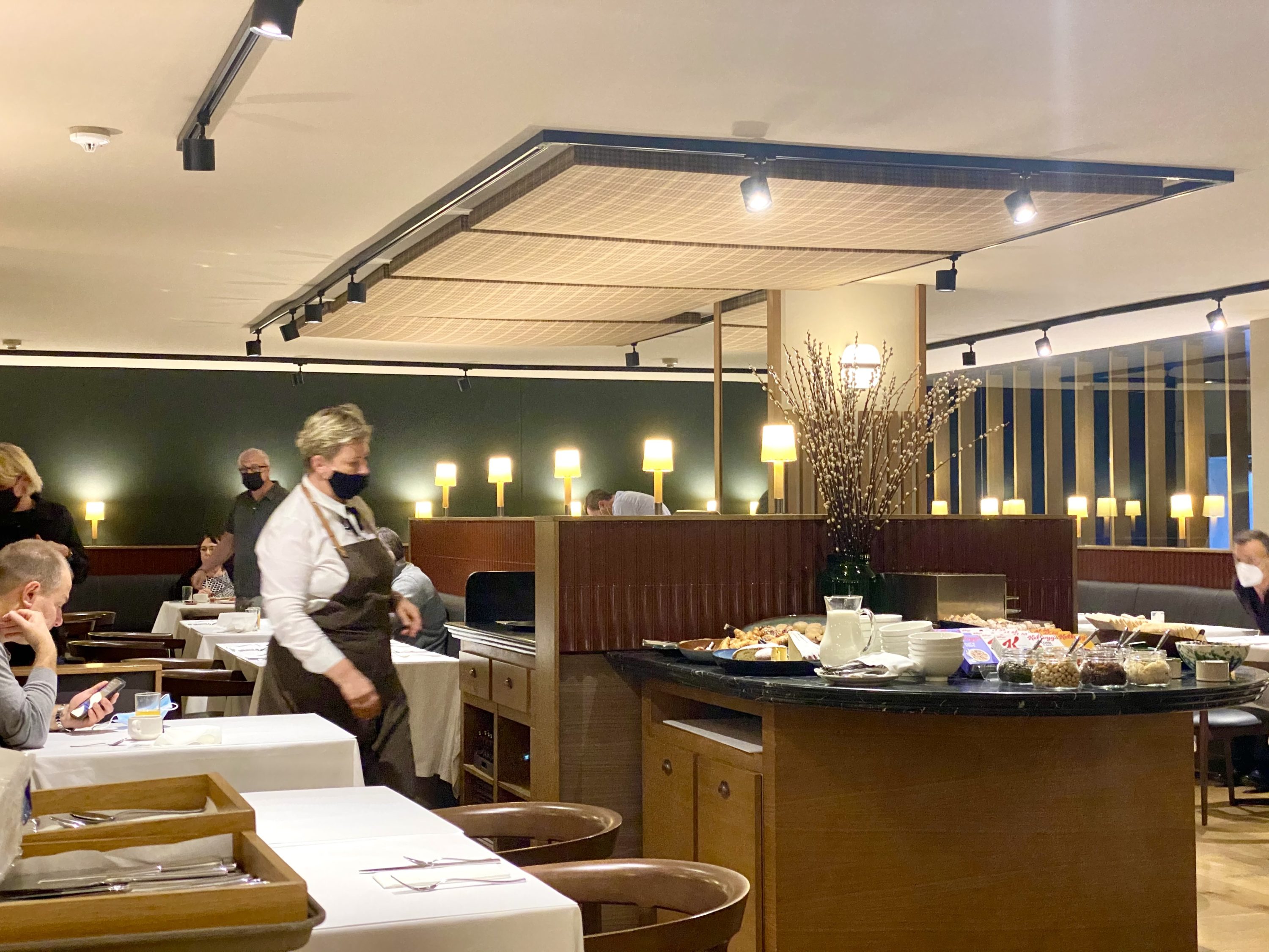 Alexandra Hotel Barcelona Curio Collection by Hilton breakfast time at the restaurant