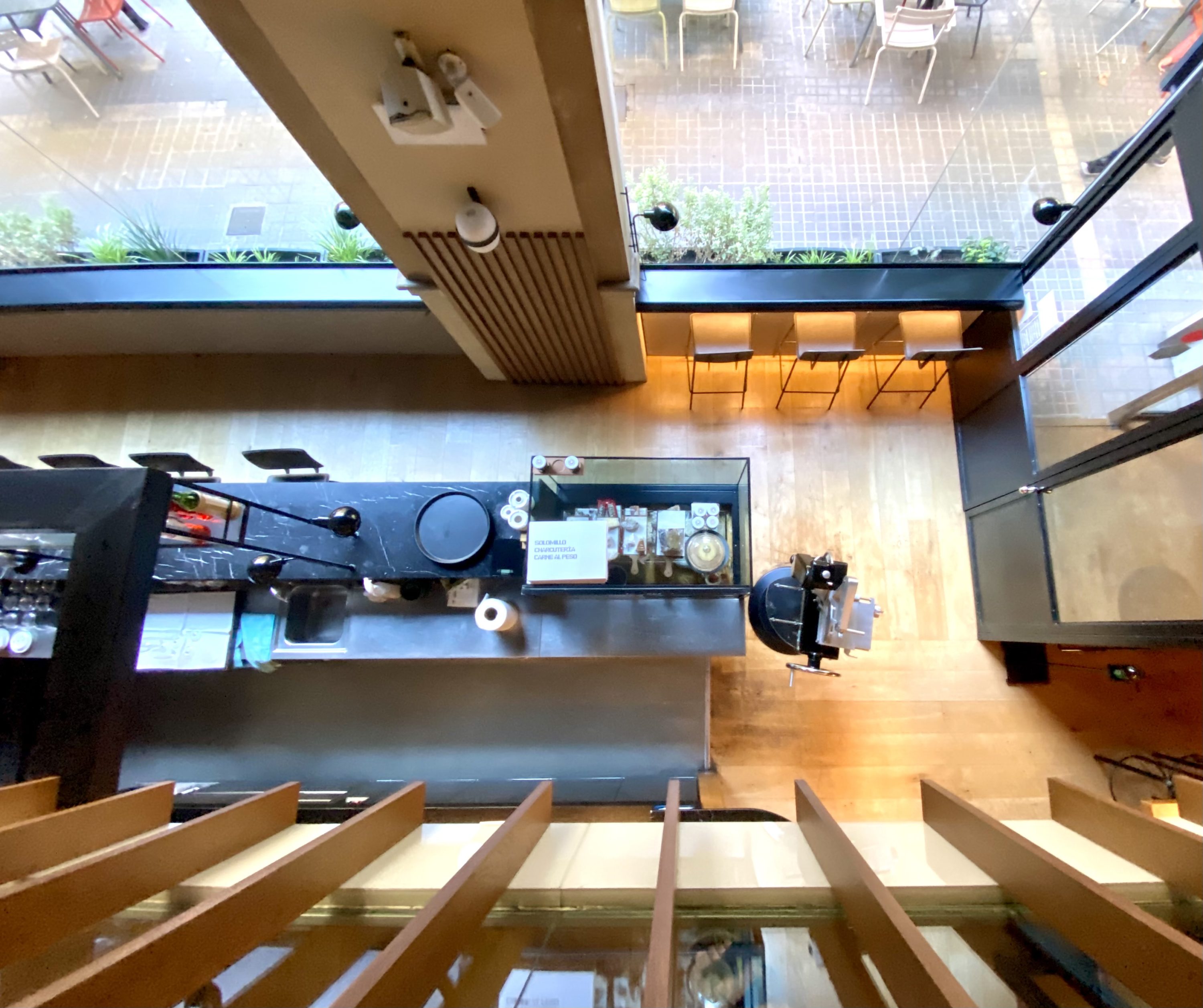 Alexandra Hotel Barcelona Curio Collection by Hilton view from mezanine down to bar