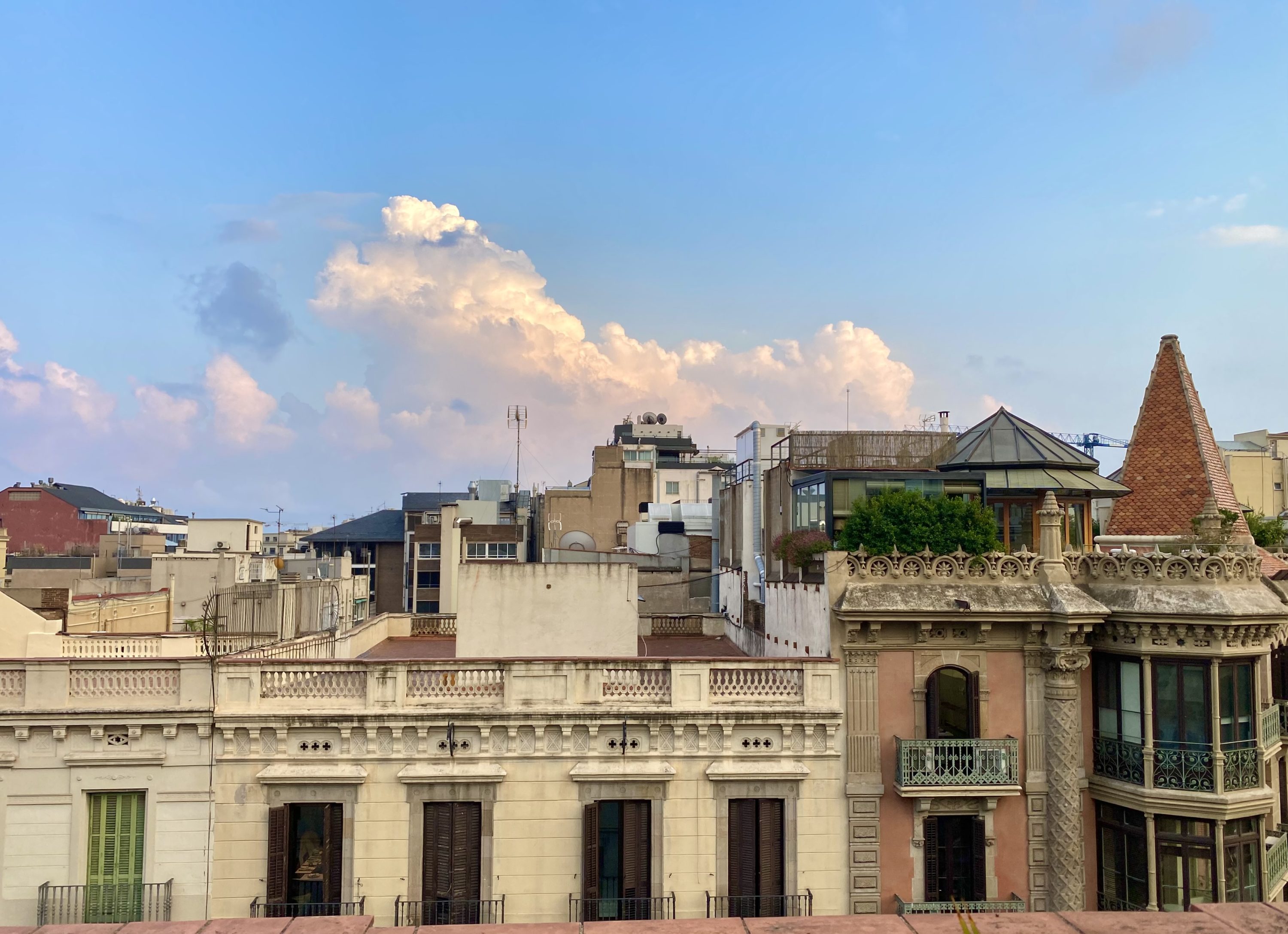 Alexandra Hotel Barcelona Curio Collection by Hilton view from room terrace