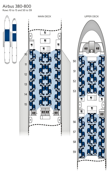 British Airways A380 business