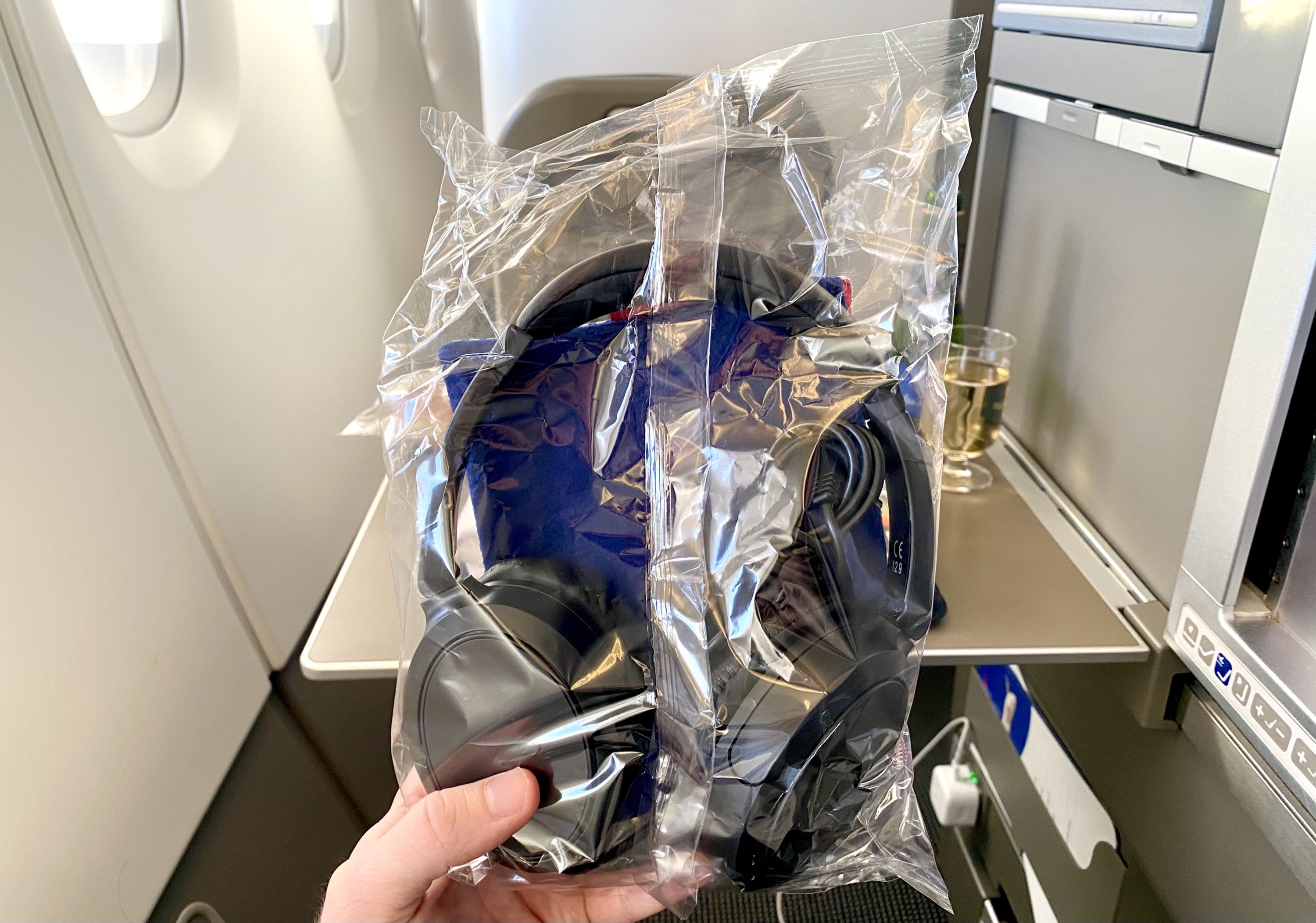 British Airways Club Europe A380 Club World headphones