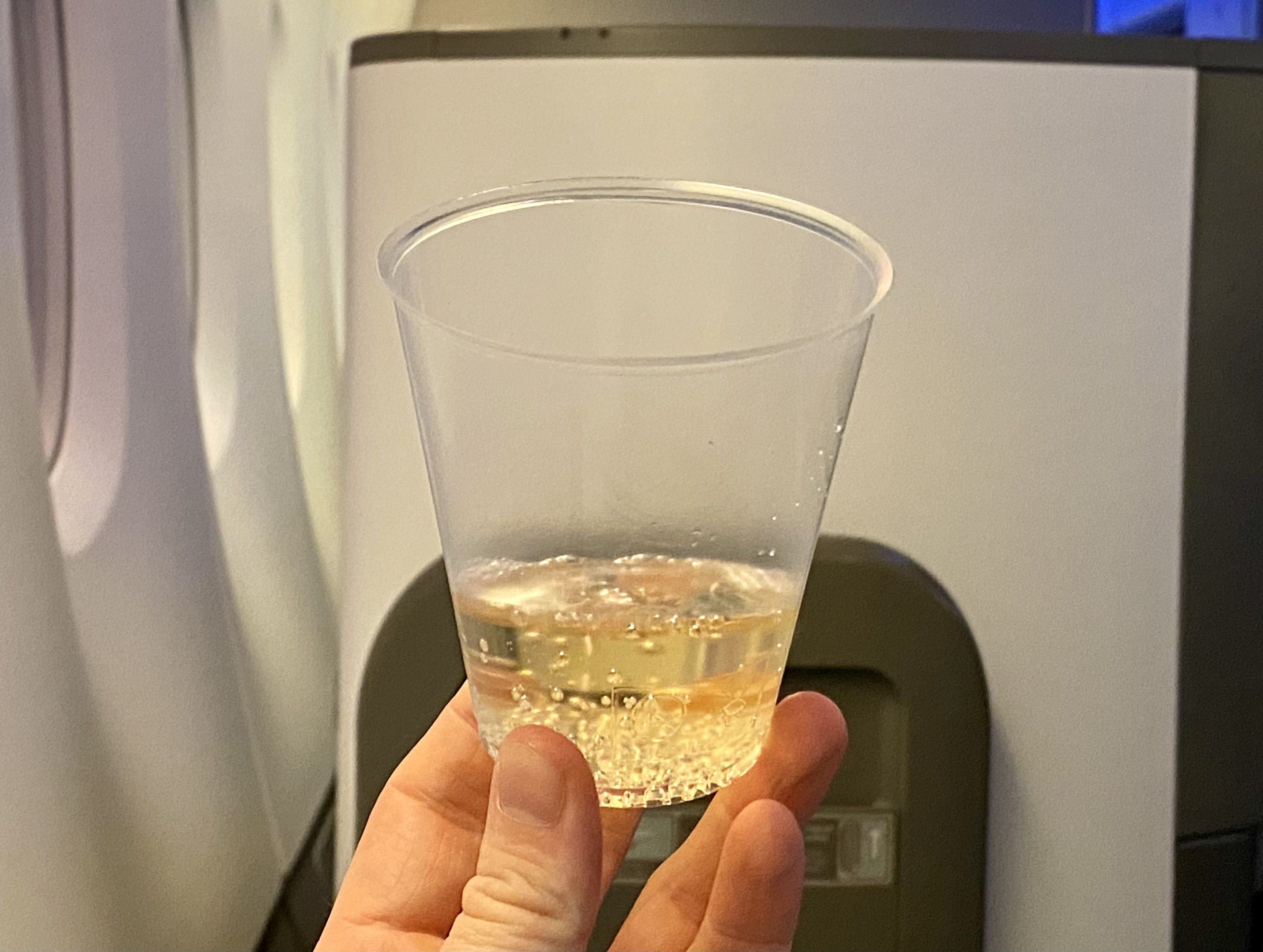 British Airways Club Europe A380 Club World plastic for landing