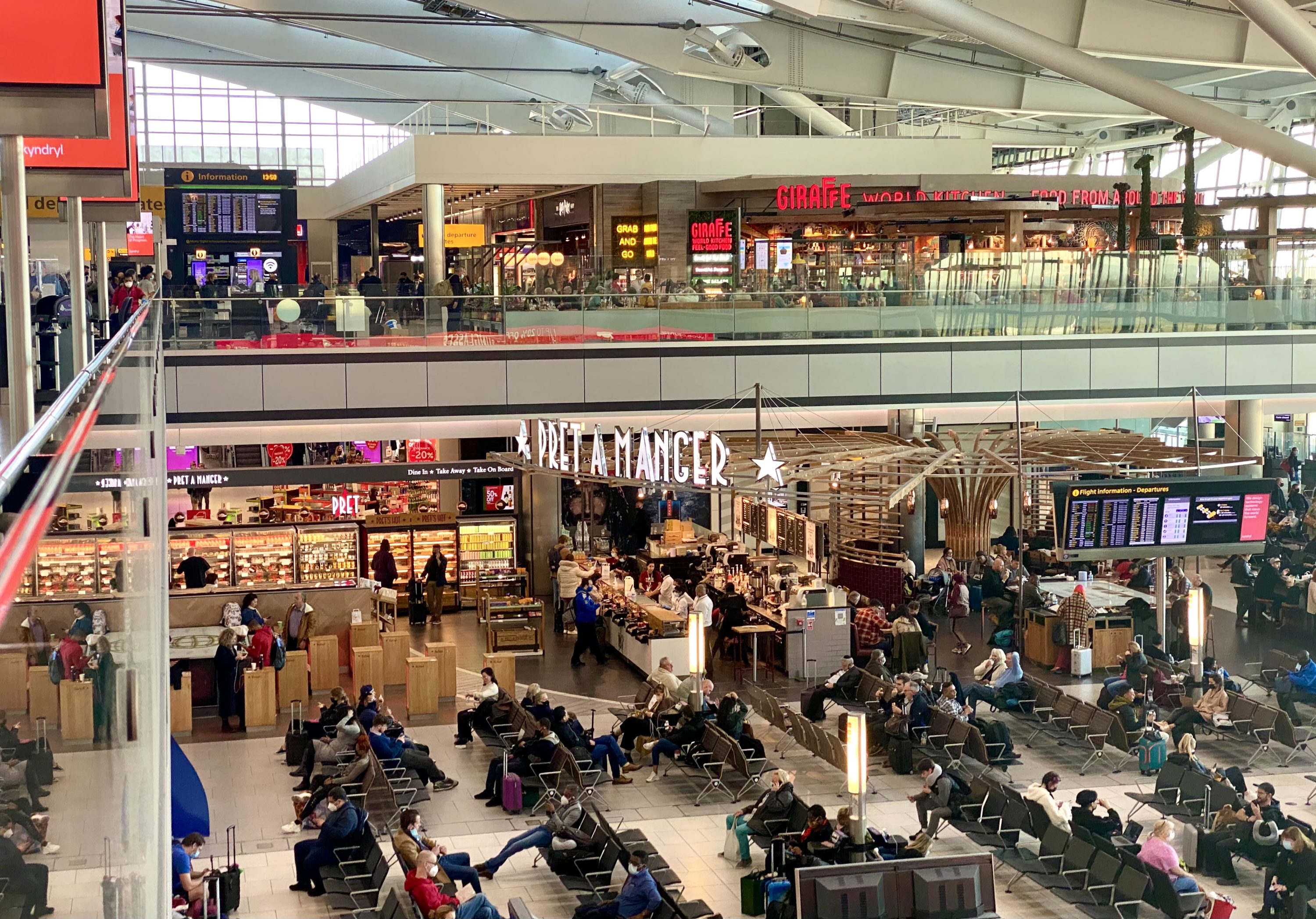 British Airways Club Europe A380 Heathrow Terminal 5 departures