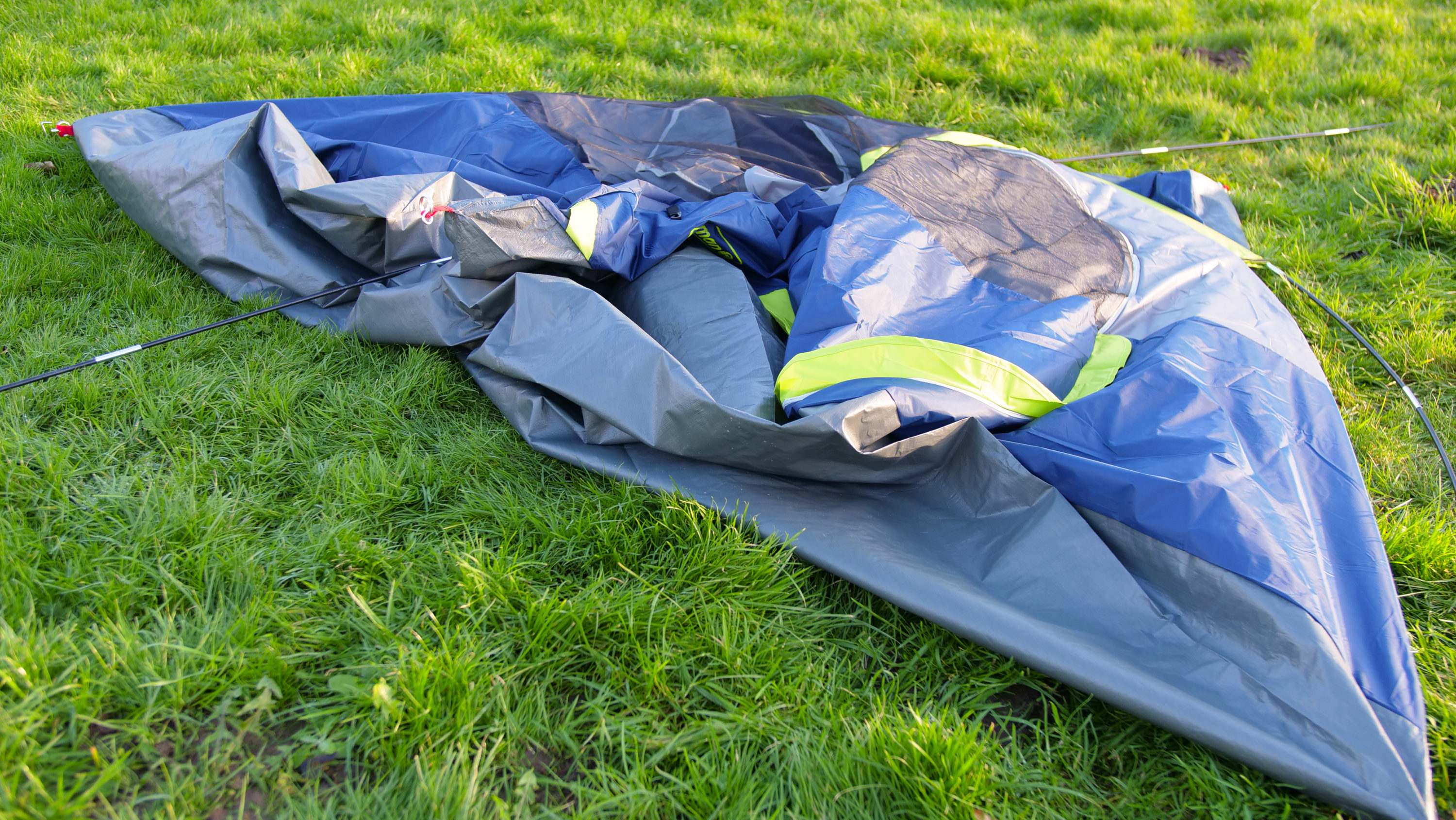Camping tent ease of setup