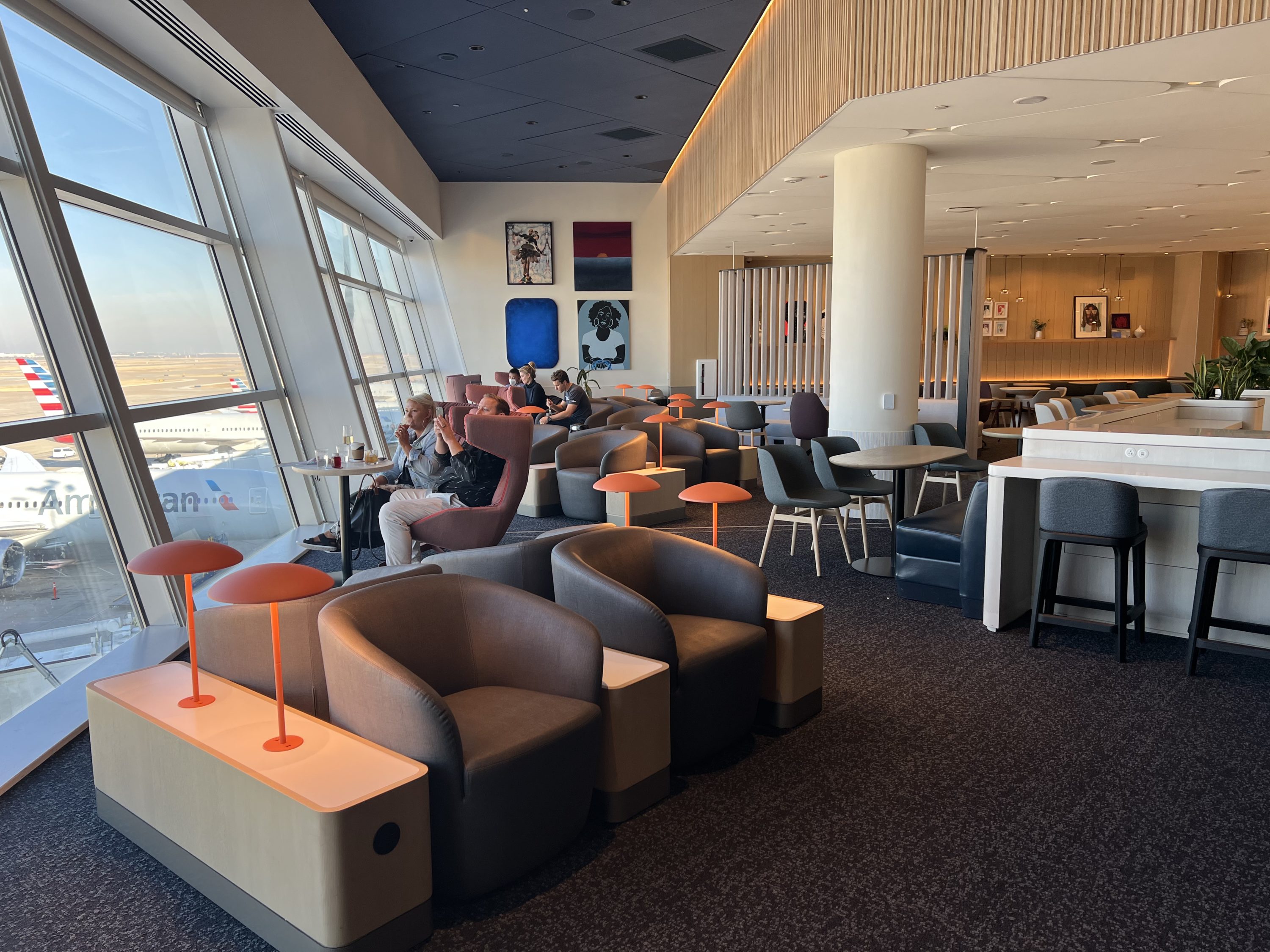 Capital One Lounge Capital One Lounge Window Seating