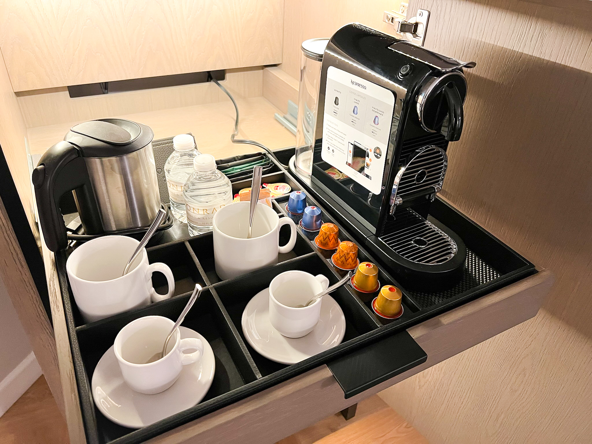 Conrad New York Midtown Nespresso machine