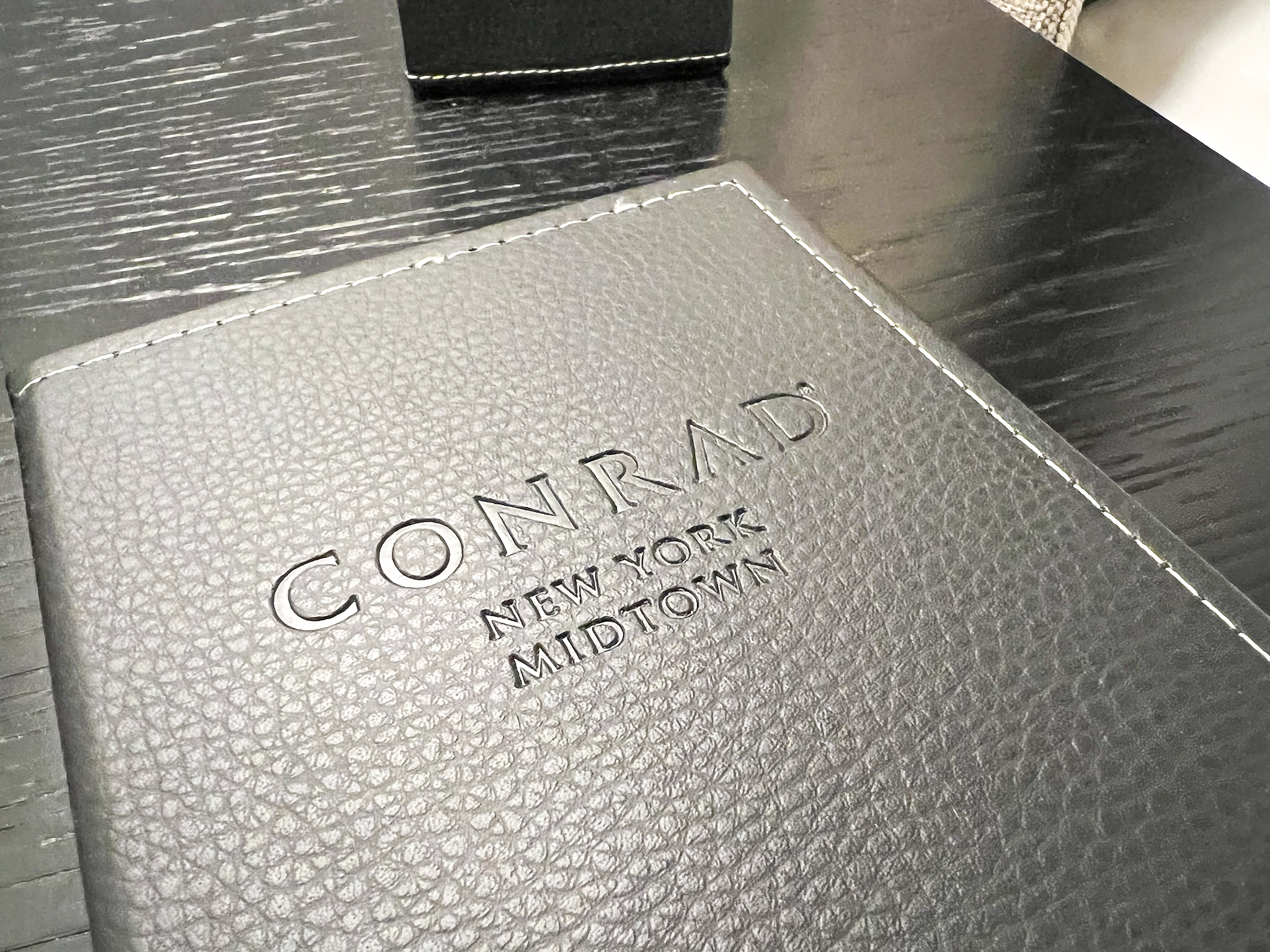 Conrad New York Midtown notepad