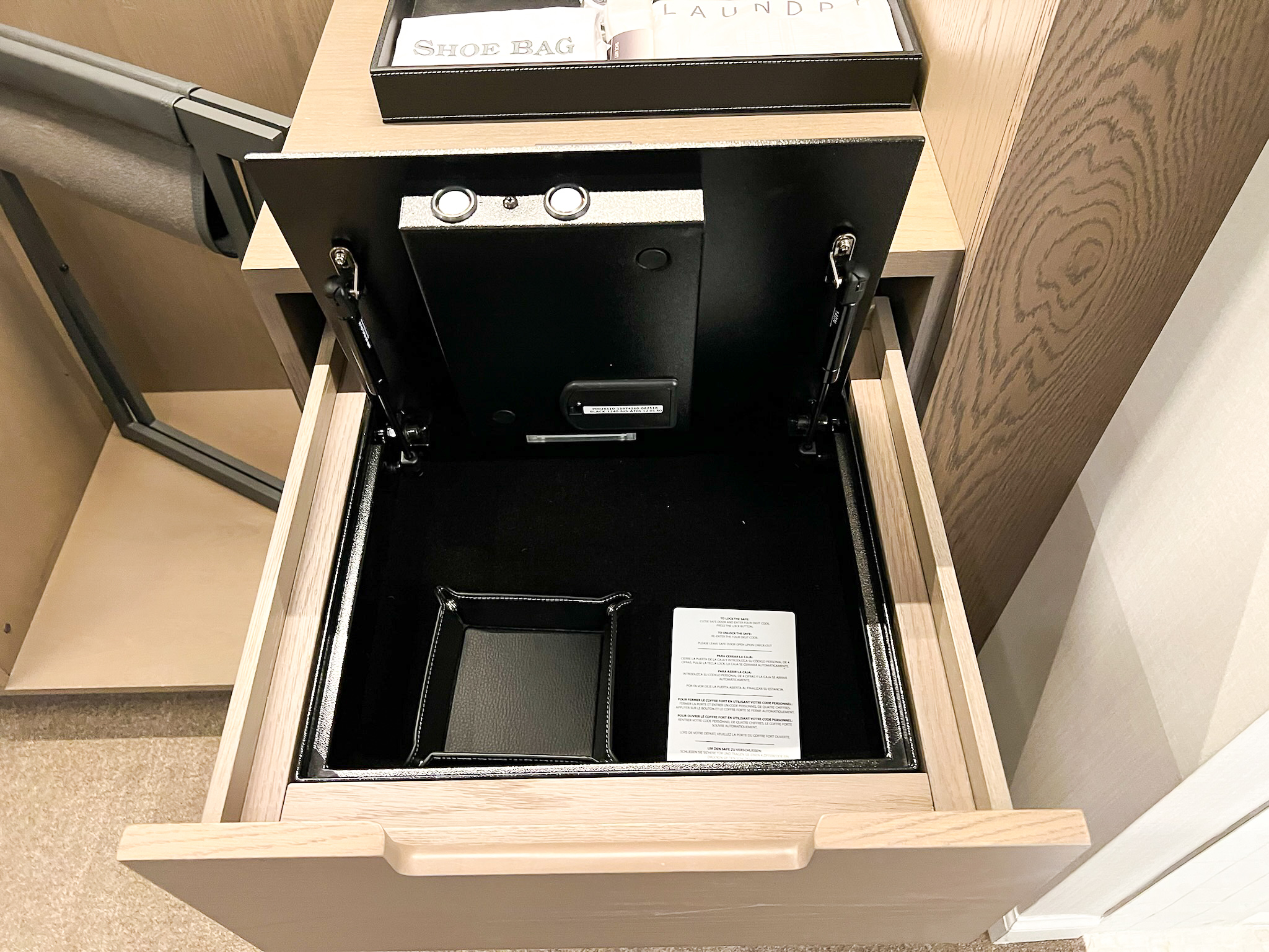 Conrad New York Midtown open safe