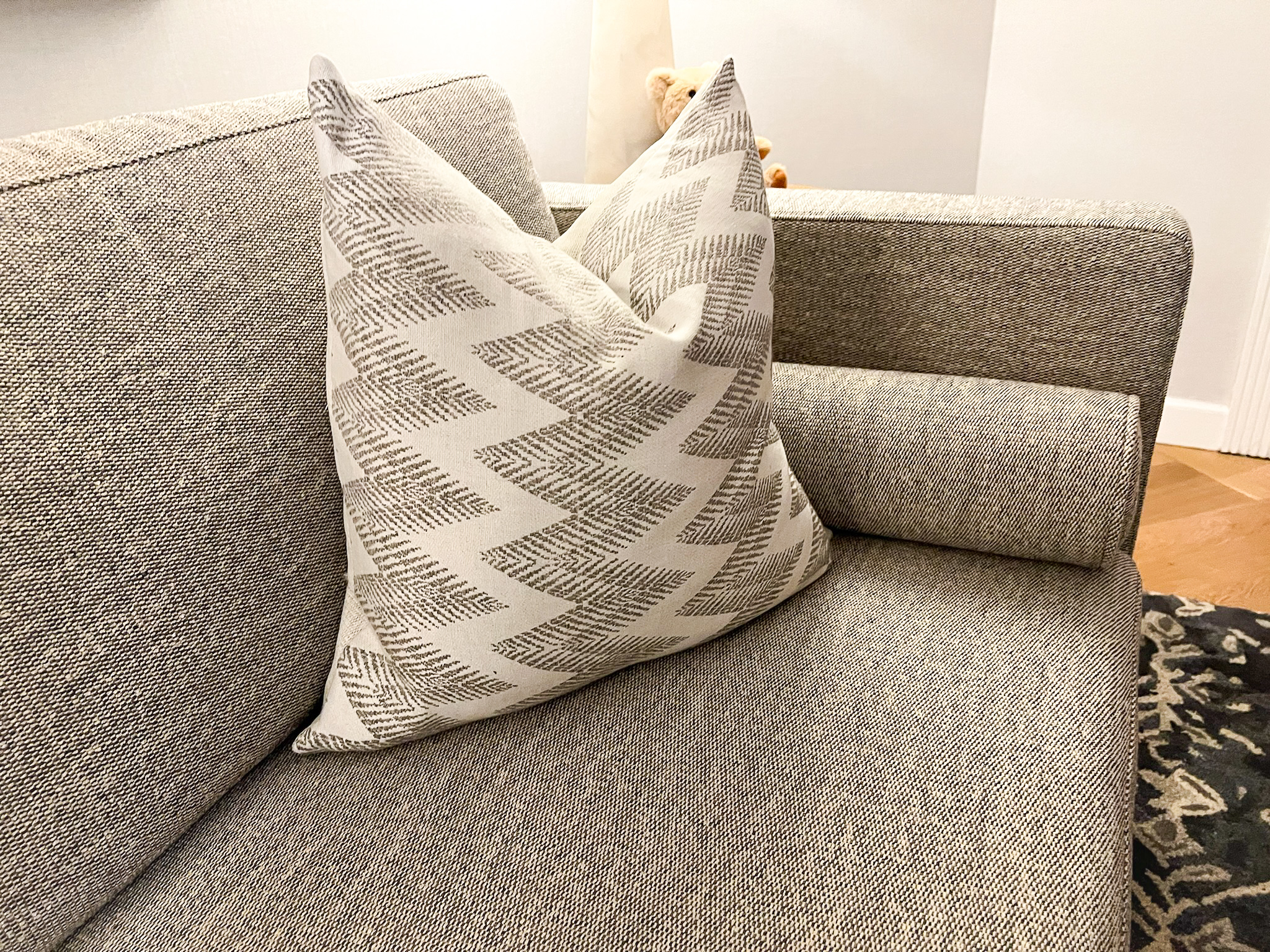 Conrad New York Midtown sofa pillow
