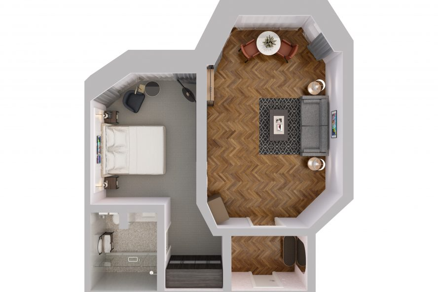 Conrad New York Suite Floorplan